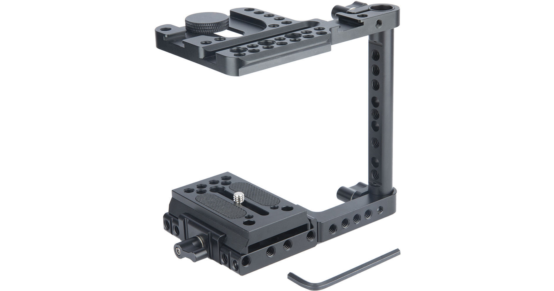 NICEYRIG Soporte SSD T5 T7 con rosca de 14, boca ajustable de 2.244in a