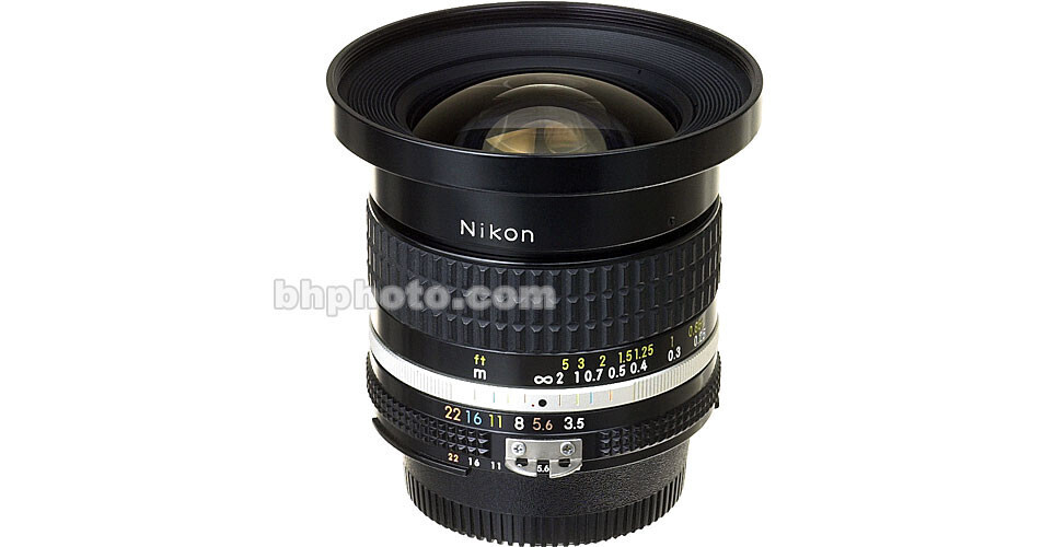Used Nikon 18mm F3.5 AIS Lens 1413 B&H Photo Video