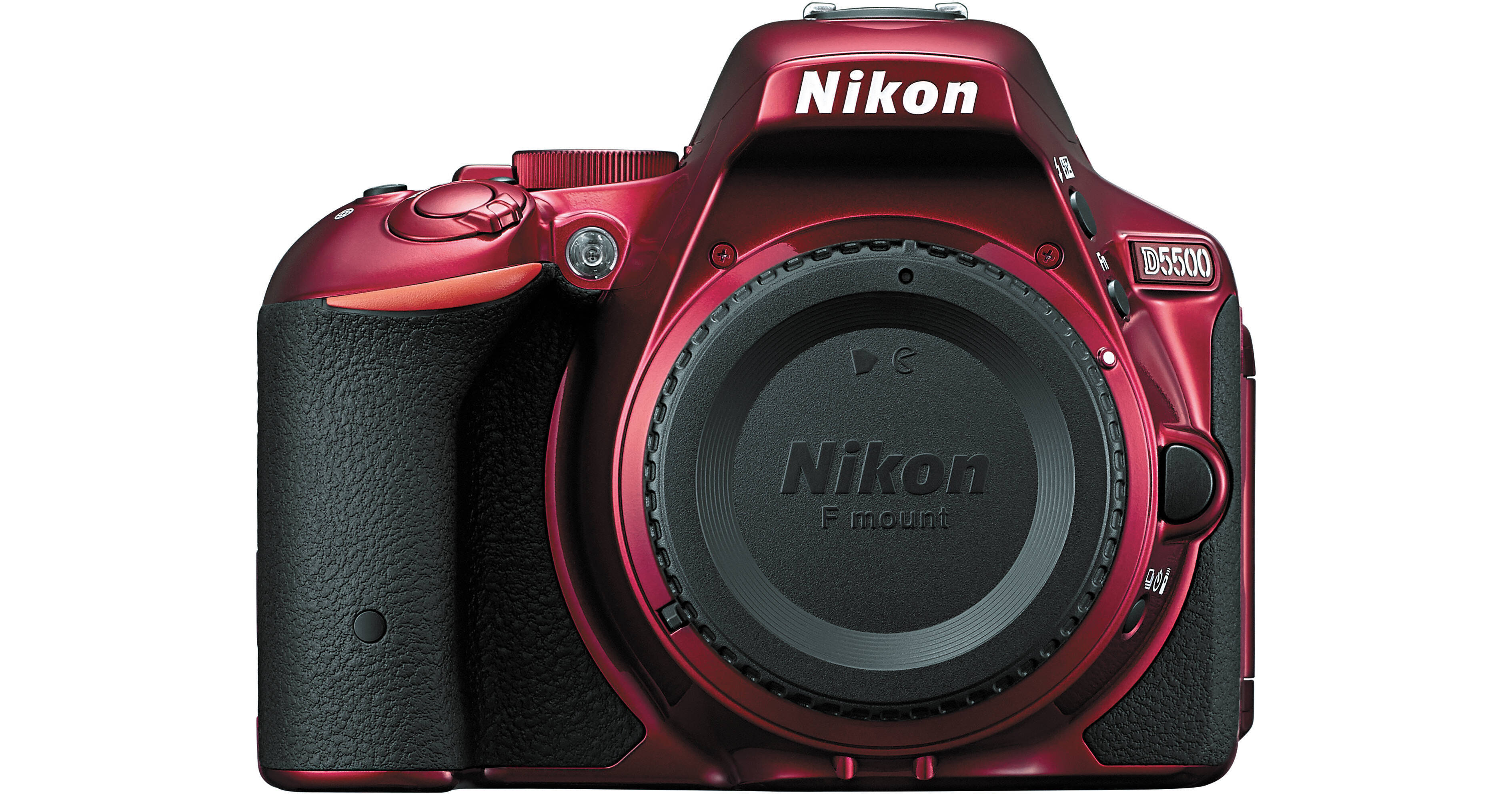 Used Nikon D5500 DSLR Camera (Body Only, Red) 1545 B&H Photo