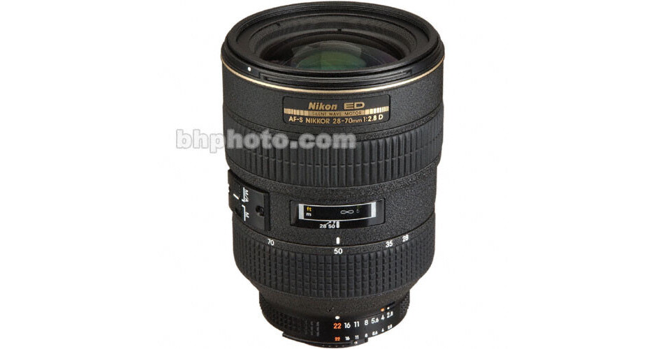 Used Nikon Zoom W/A-Telephoto AF-S Zoom Nikkor 28-70mm 1961 B&H