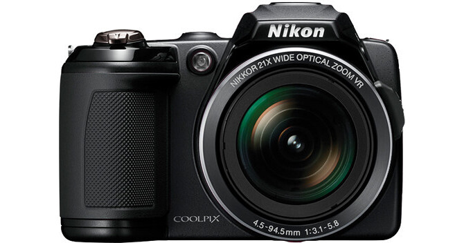 Used Nikon Coolpix L120 Digital Camera (Black) 26253 B&H Photo