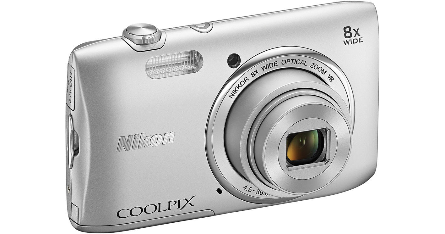 Nikon COOLPIX S3600 Digital Camera (Silver) 26451 B&H Photo Video
