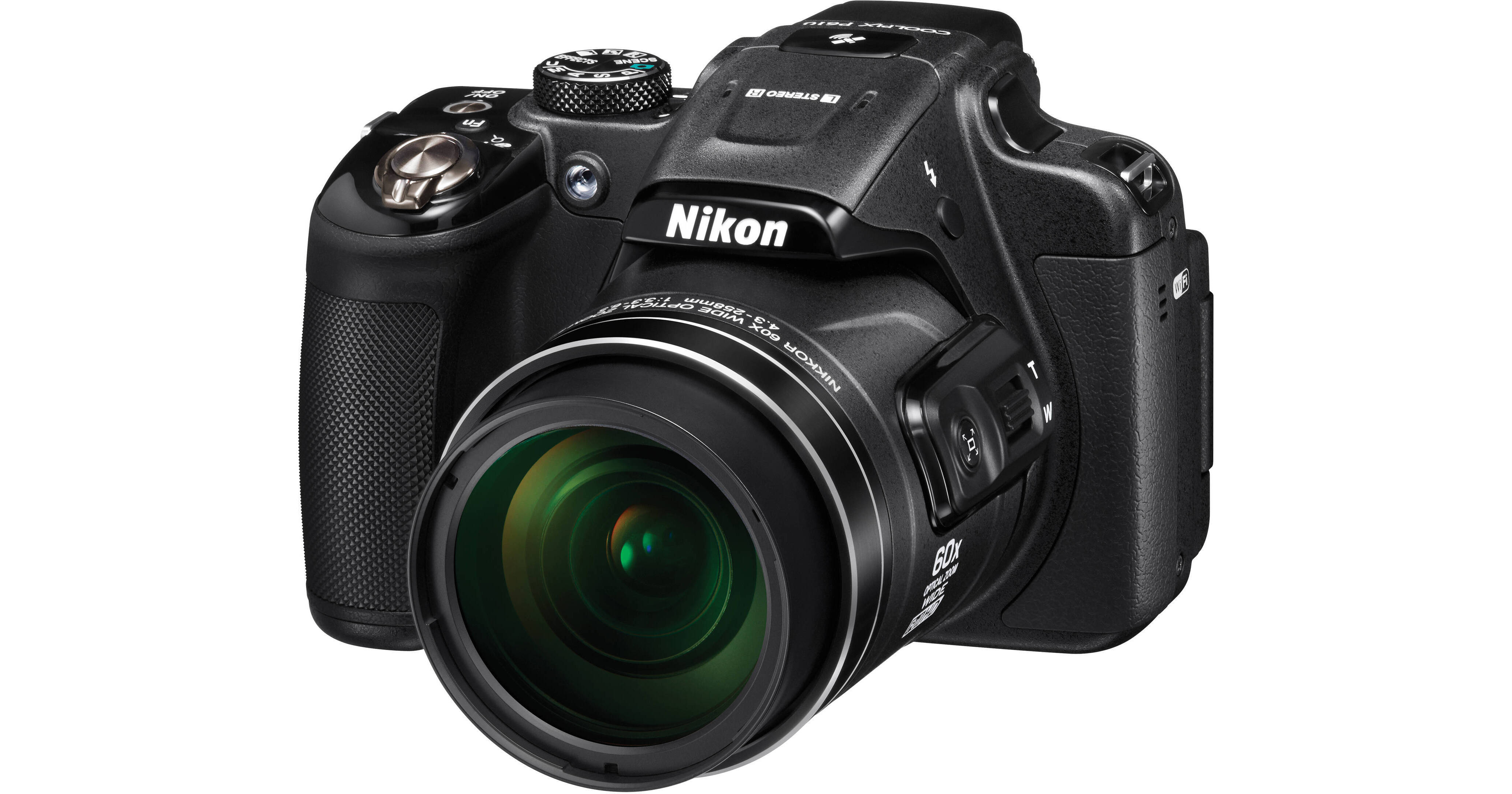 Nikon COOLPIX P610 Digital Camera (Black, Refurbished) 26488B