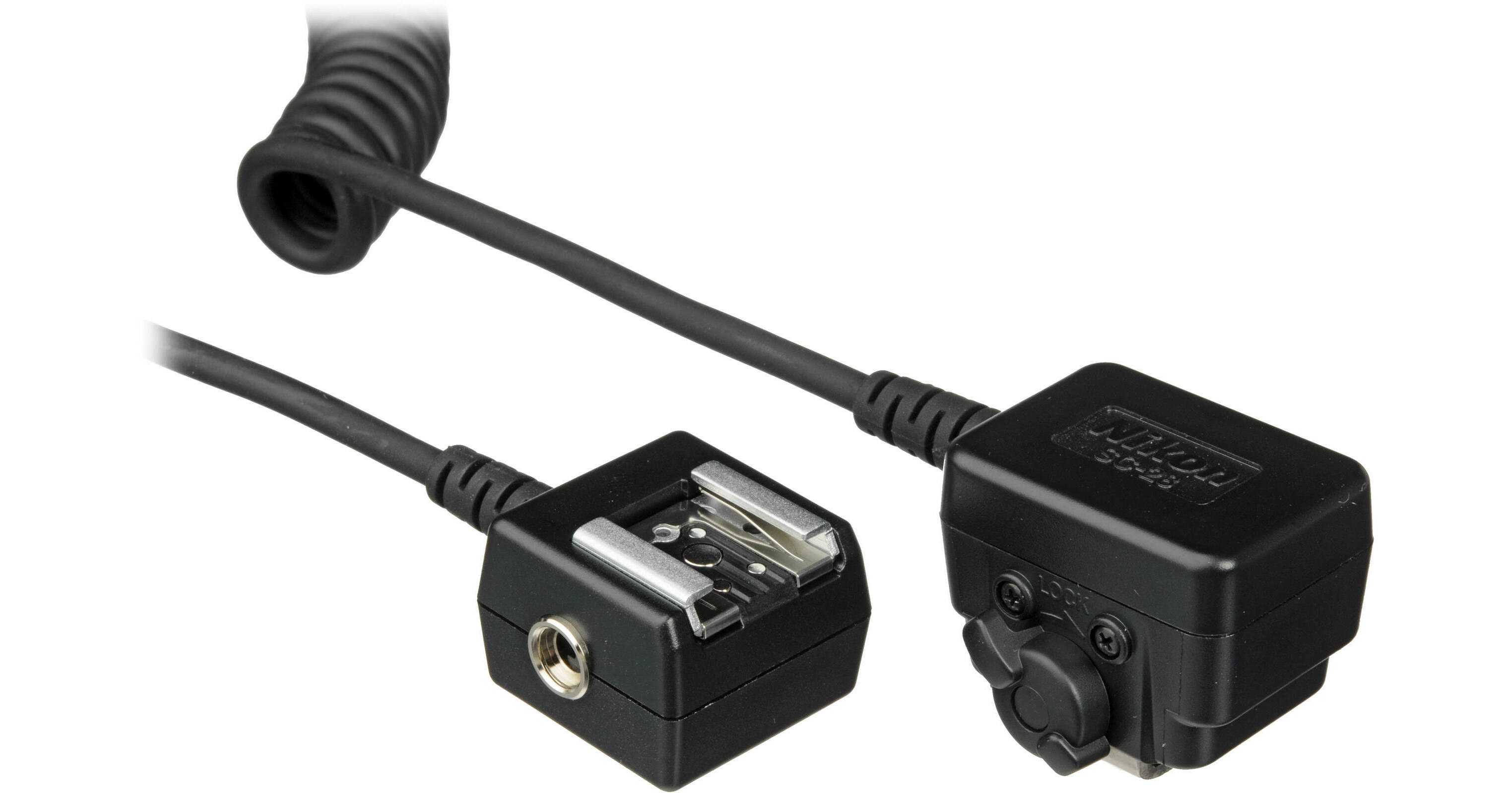 Used Nikon SC-28 TTL Coiled Remote Cord (9') 4765 B&H Photo Video