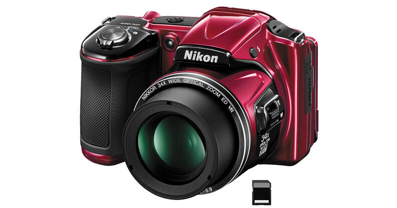 Nikon COOLPIX L820 赤 Nikon COOLPIX L830 Digital Camera with Basic Accessories Kit