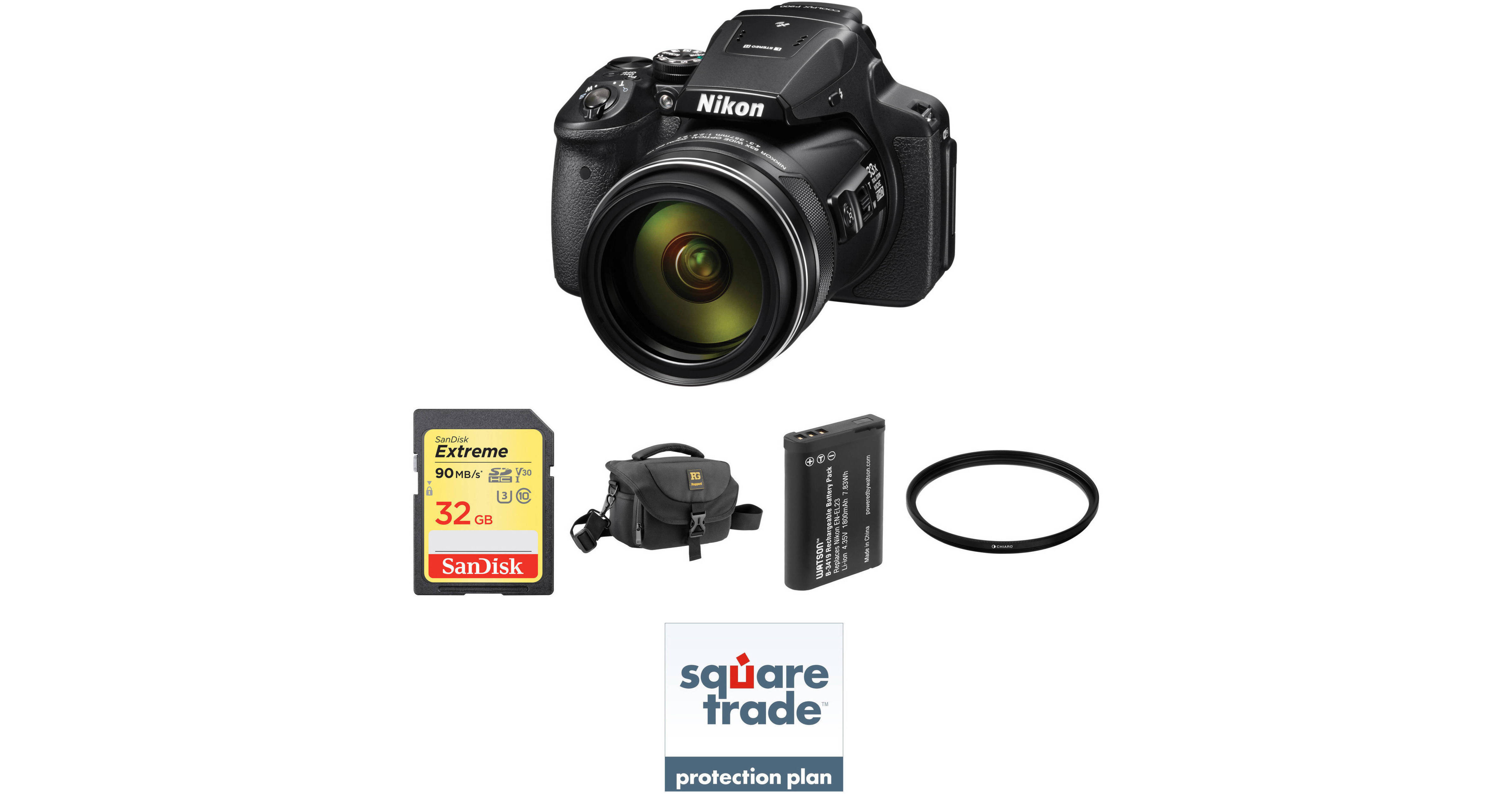 Nikon COOLPIX P900 Digital Camera Deluxe Kit B&H Photo Video Nikon COOLPIX P900 Digital Camera Deluxe Kit B&H Photo Video