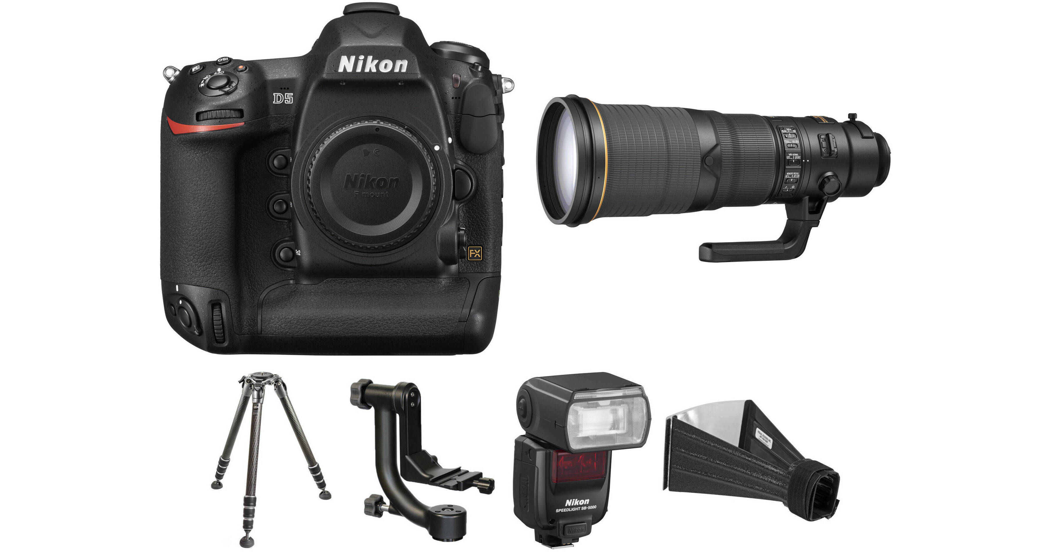 Nikon D5 with 500mm Lens Wildlife Kit B&H Photo Video