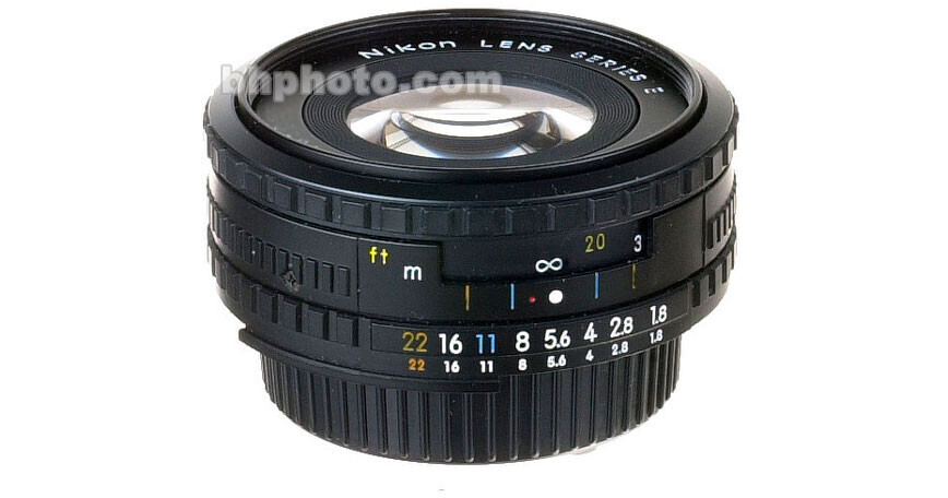 Used Nikon Normal 50mm f/1.8 AIS Manual Focus Lens - E Series