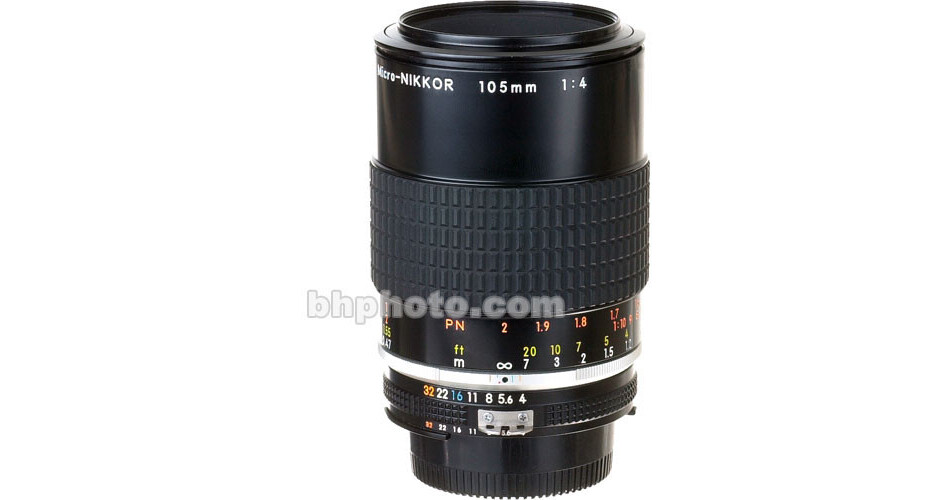 ★極上品★ニコン NIKON Ai Micro-NIKKOR 105mm F4 Used Nikon Telephoto 105mm f/4 Micro Nikkor AIS Manual Focus