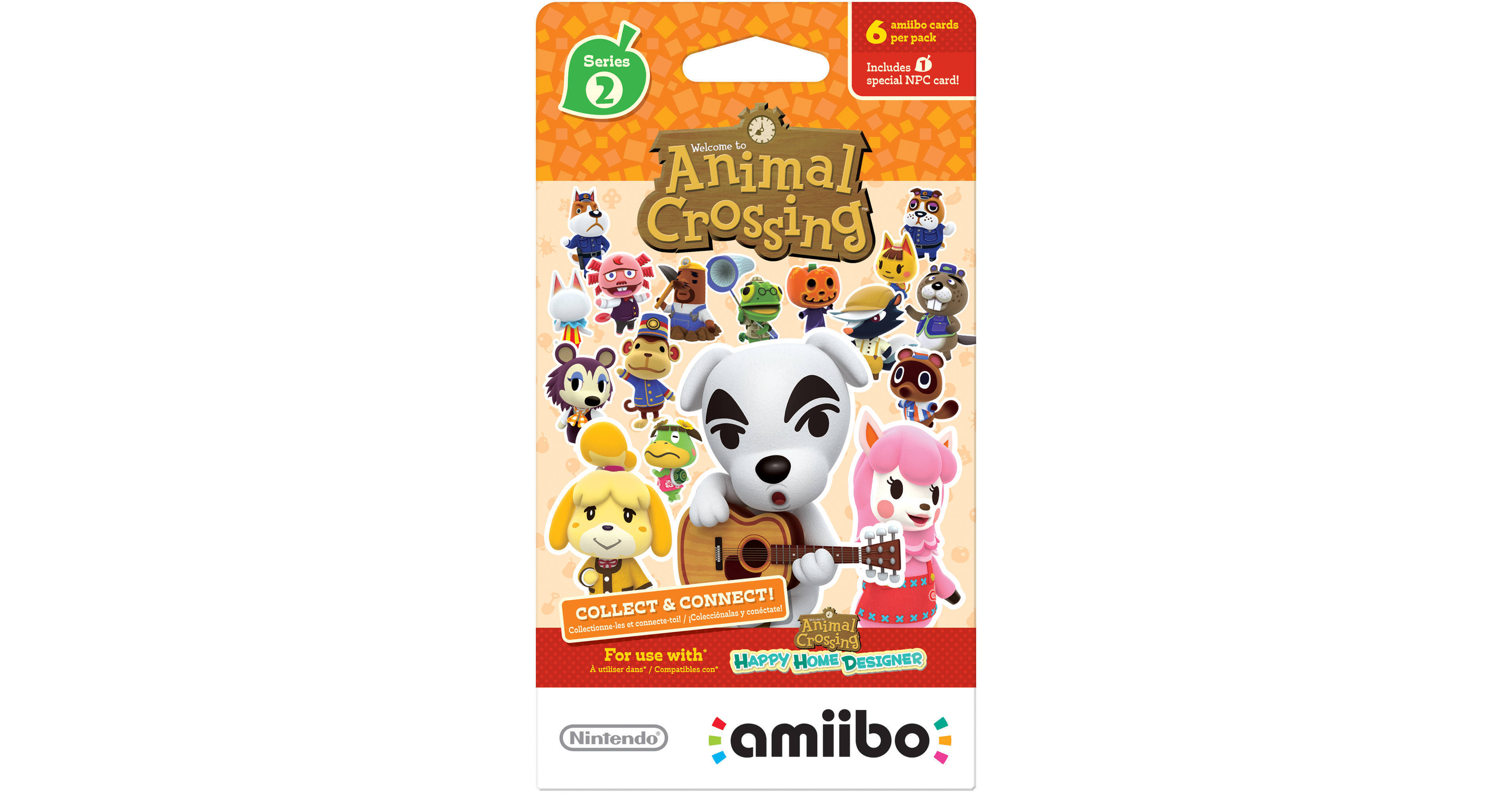 Nintendo Animal Crossing amiibo Cards Series 2 (6-Pack) NVLEMA6B