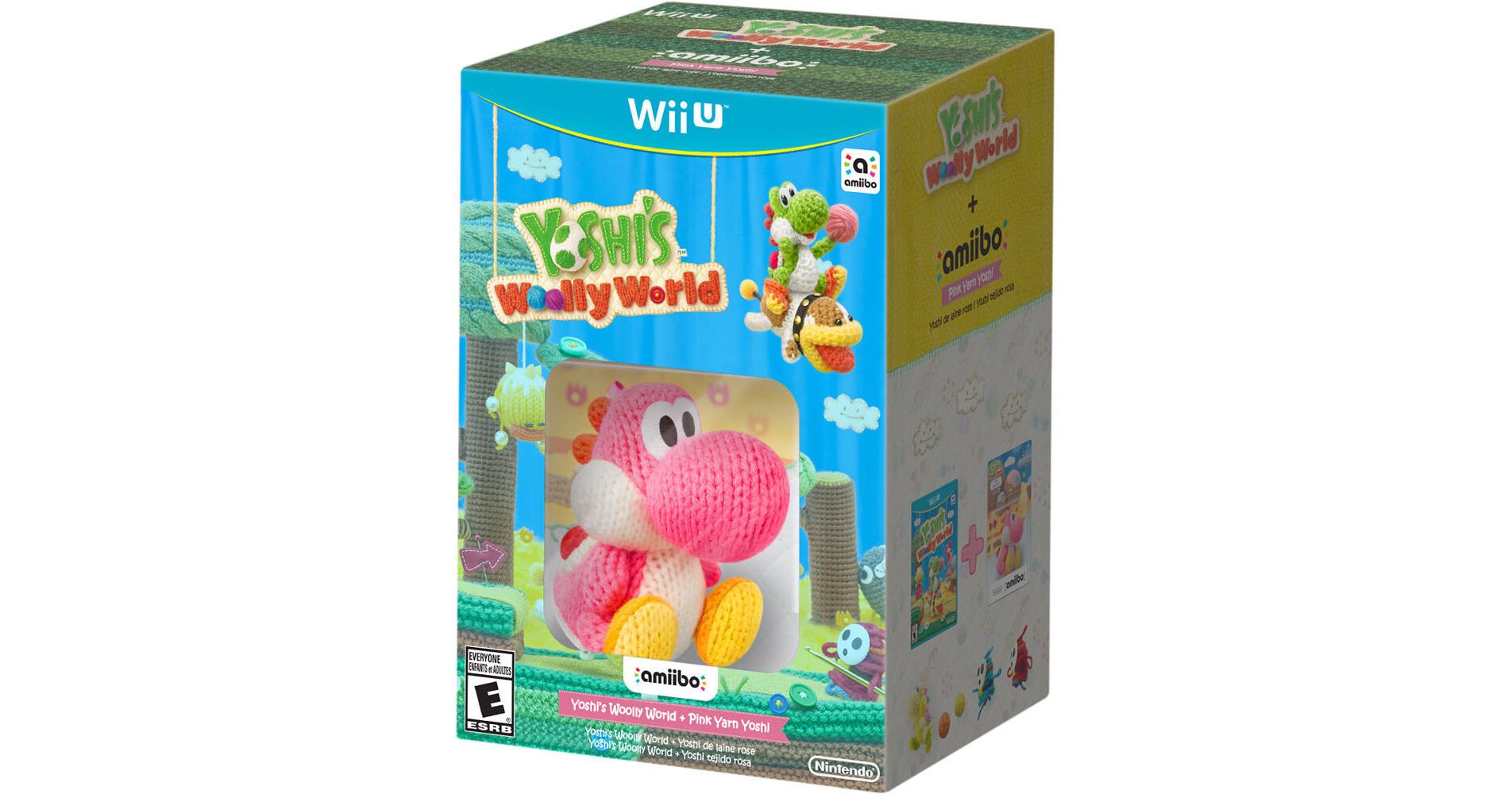 Nintendo Yoshi's Woolly World with Pink Yarn Yoshi WUPWAYCE B&H