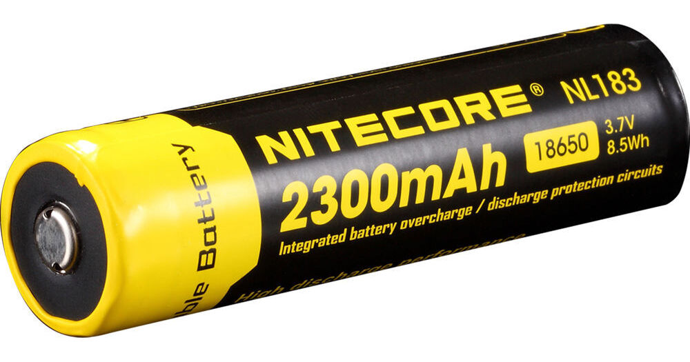 Nitecore 18650 Li-Ion Rechargeable Battery (2300mAh) NL1823 B&H