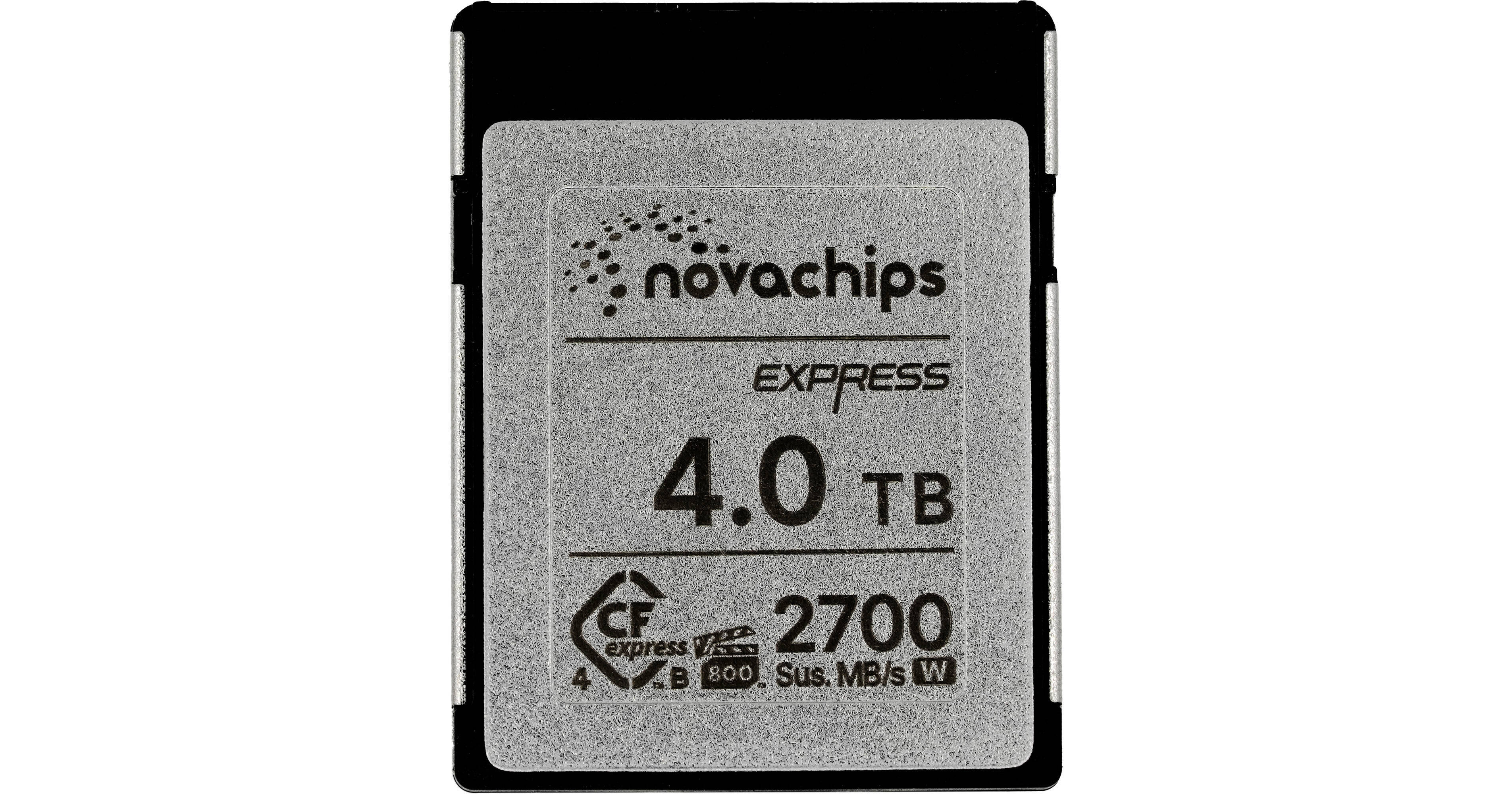 Novachips 4TB Express CFexpress 4.0 Type B Memory NN965C04T0TX9