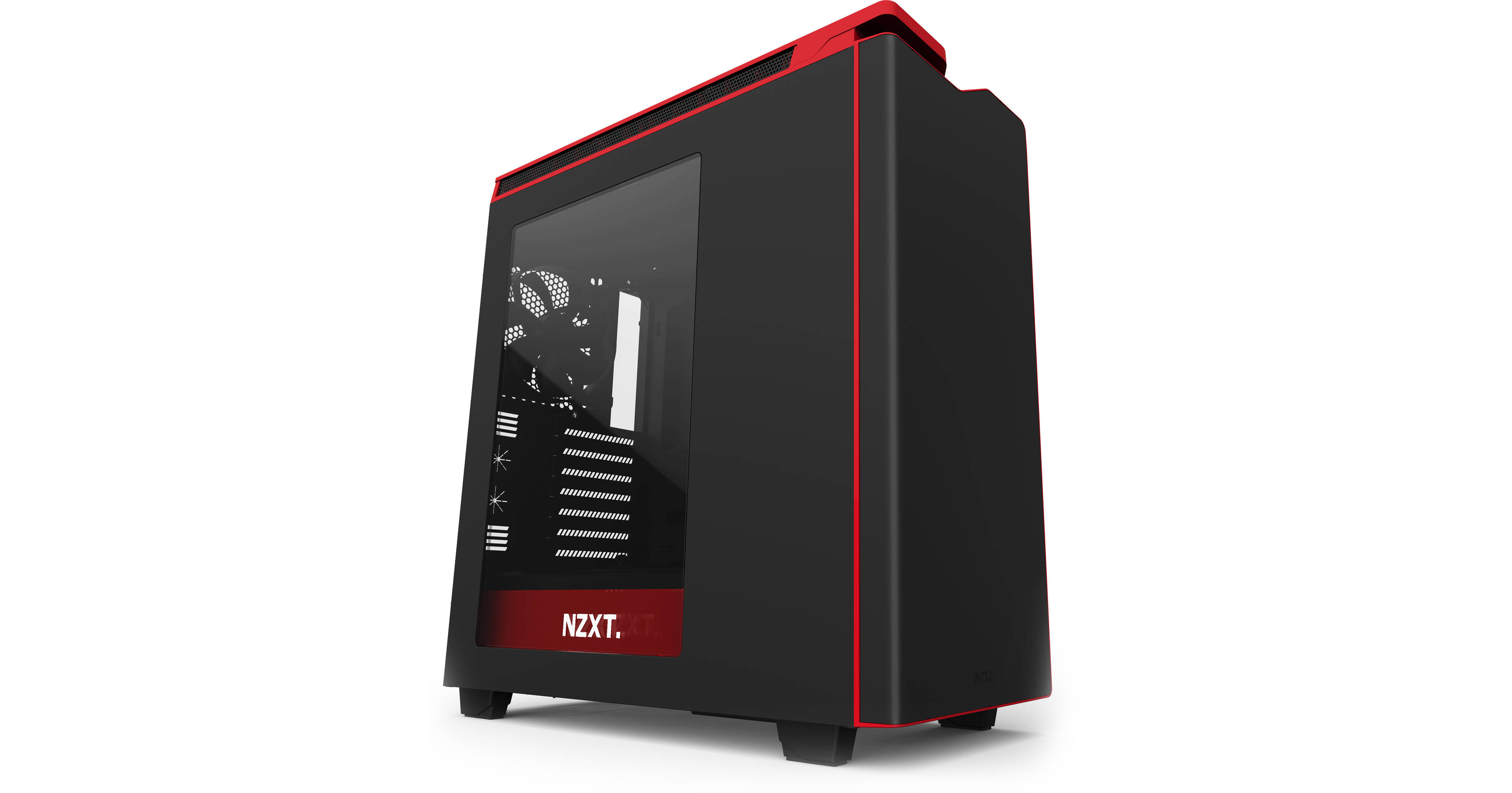 NZXT H440 Mid-Tower 2015 Case CA-H442W-M1 B&H Photo Video