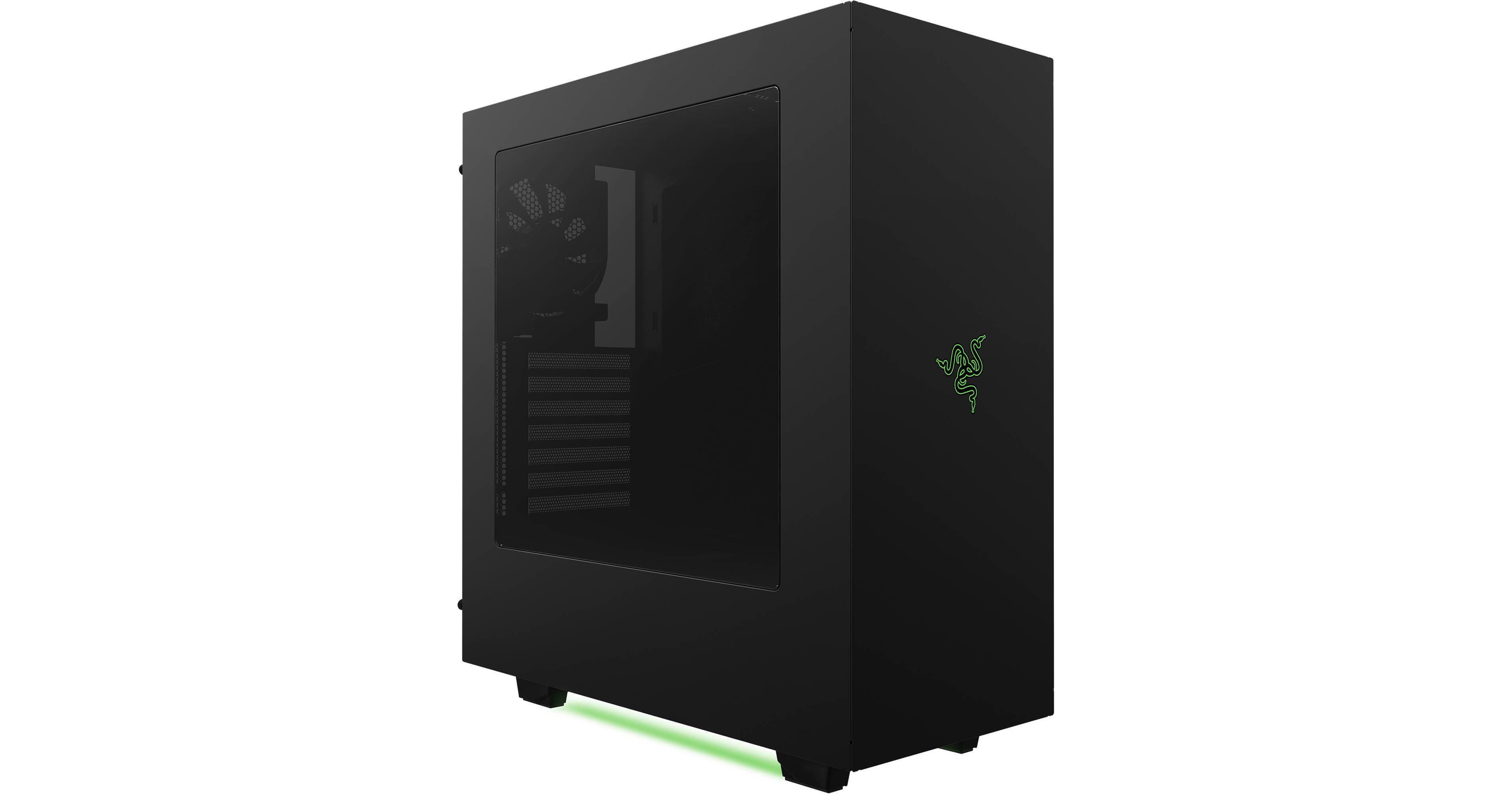 NZXT S340 Razer Edition Mid-Tower Chassis CA-S340W-RA B&H Photo