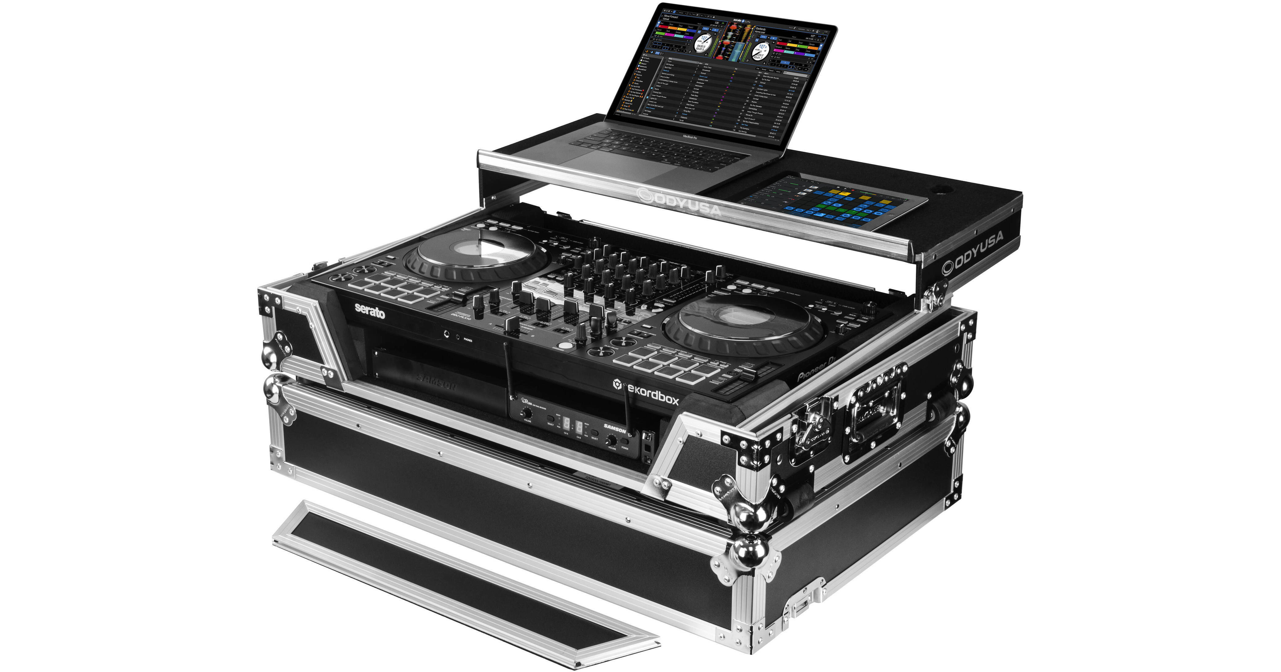 Odyssey Flight Case with Glide Style Laptop Platform