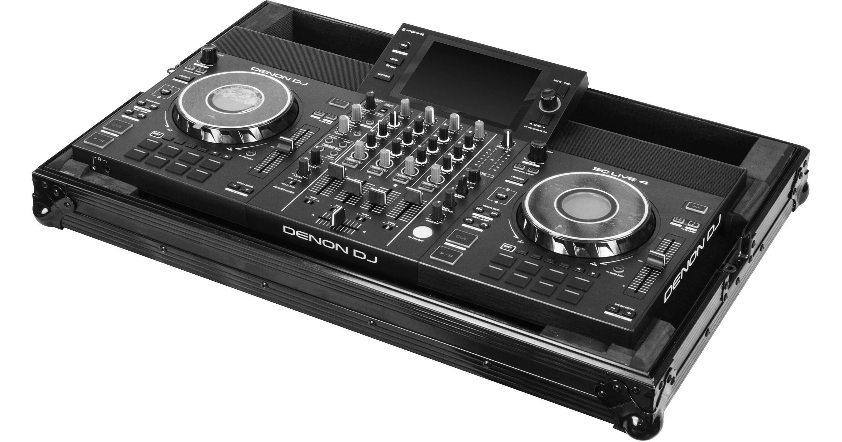 Odyssey Flight Case for Denon DJ SC LIVE 4 FZSCLIVE4BLM B&H