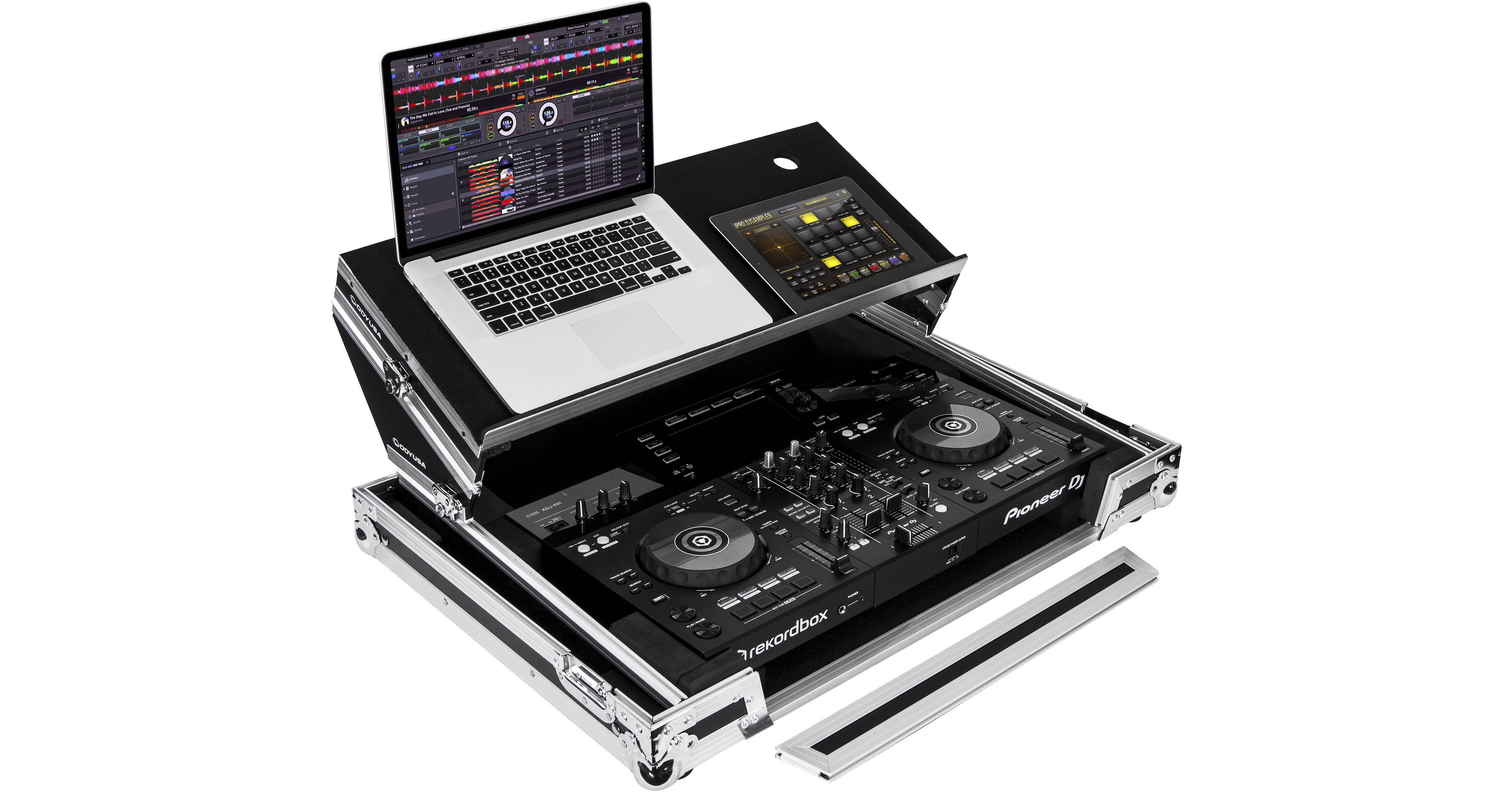 Odyssey Flight Case with Angled Glide Platform FZGSAXDJRR B&H