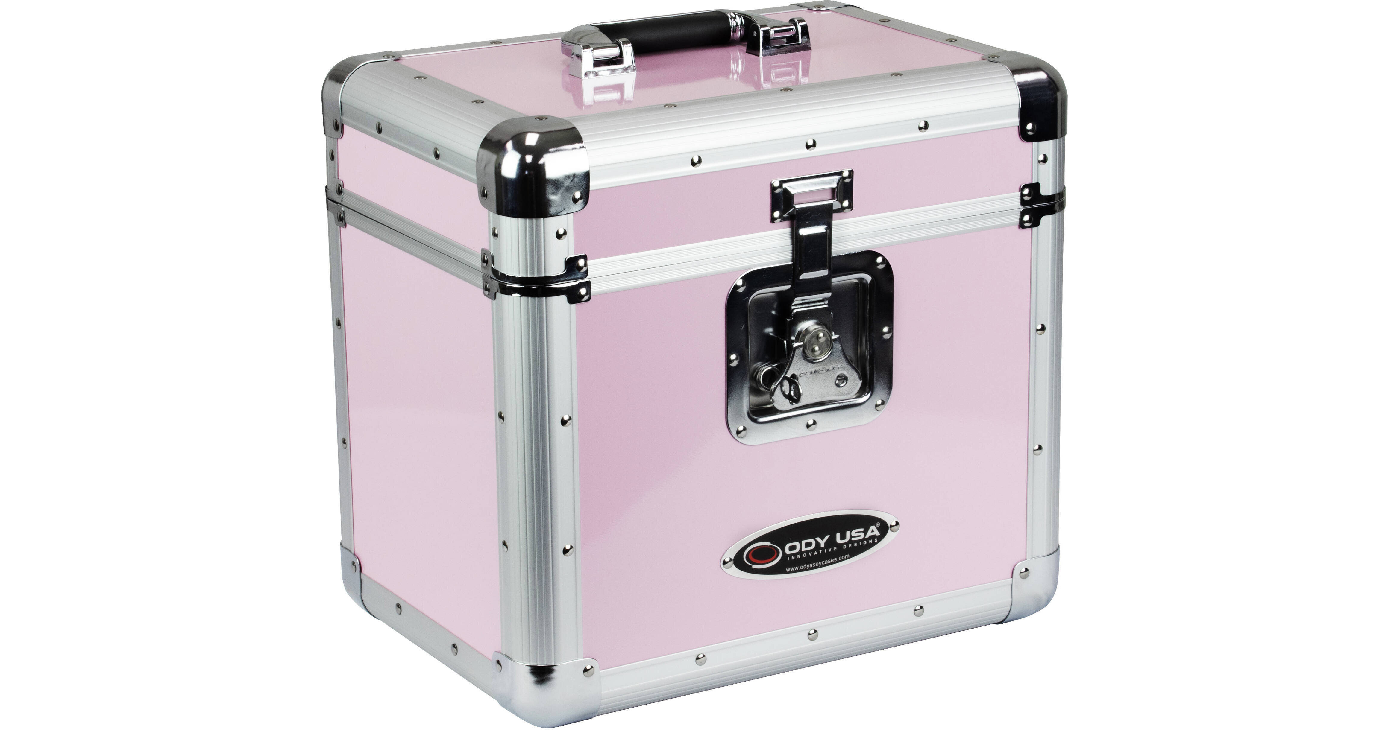 Odyssey Krom Series KLP2 Stackable Record/Utility Case KLP1PINK