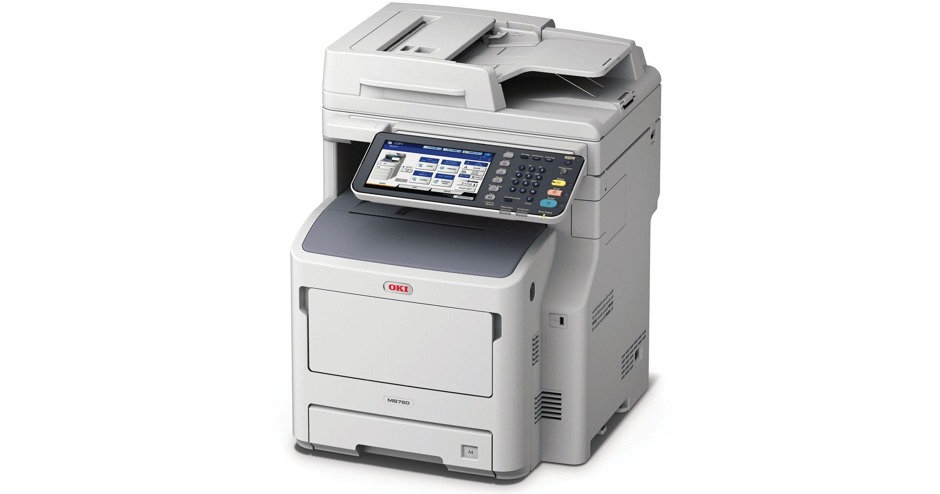 OKI MB760 All-in-One Monochrome LED Printer 62441604 B&H Photo