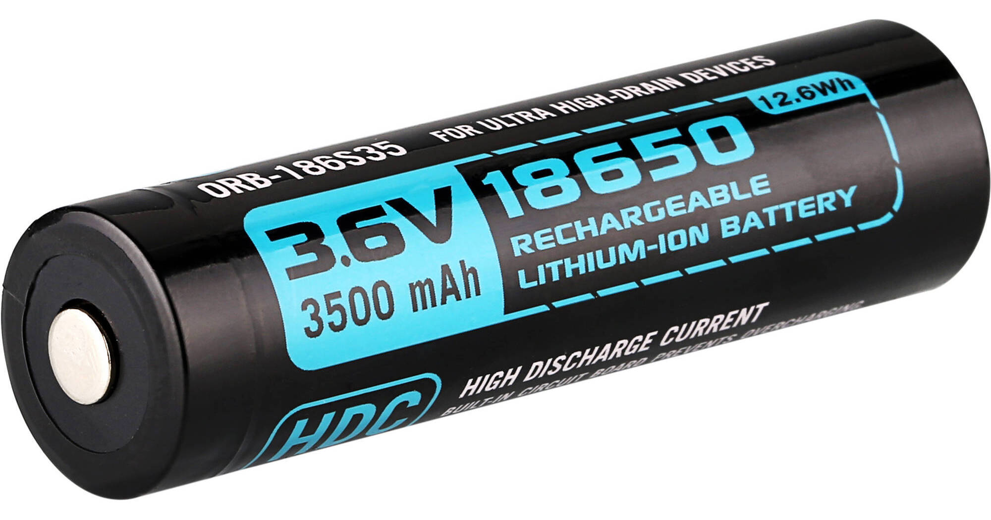 Olight HDC 18650 Rechargeable Lithium-I 18650 HDC 3500MAH-1PACK