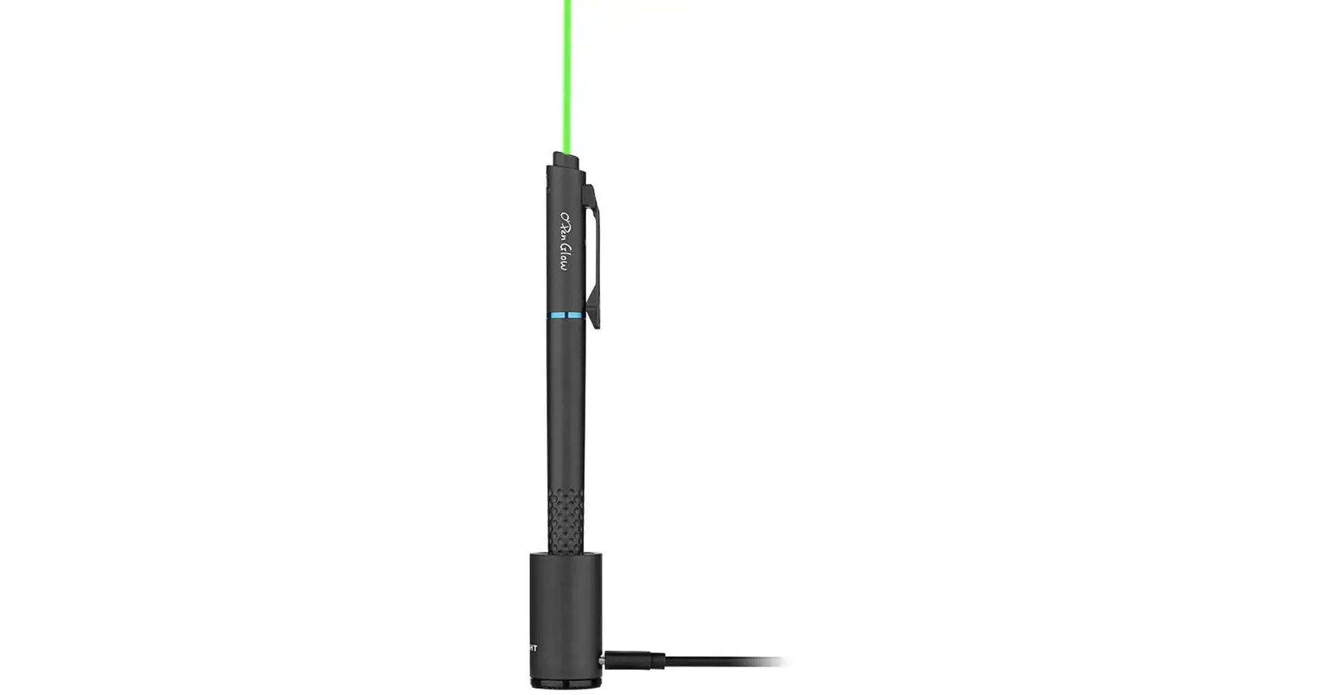 Used Olight O'pen Glow Rechargeable Penlight (Black) OPEN GLOW
