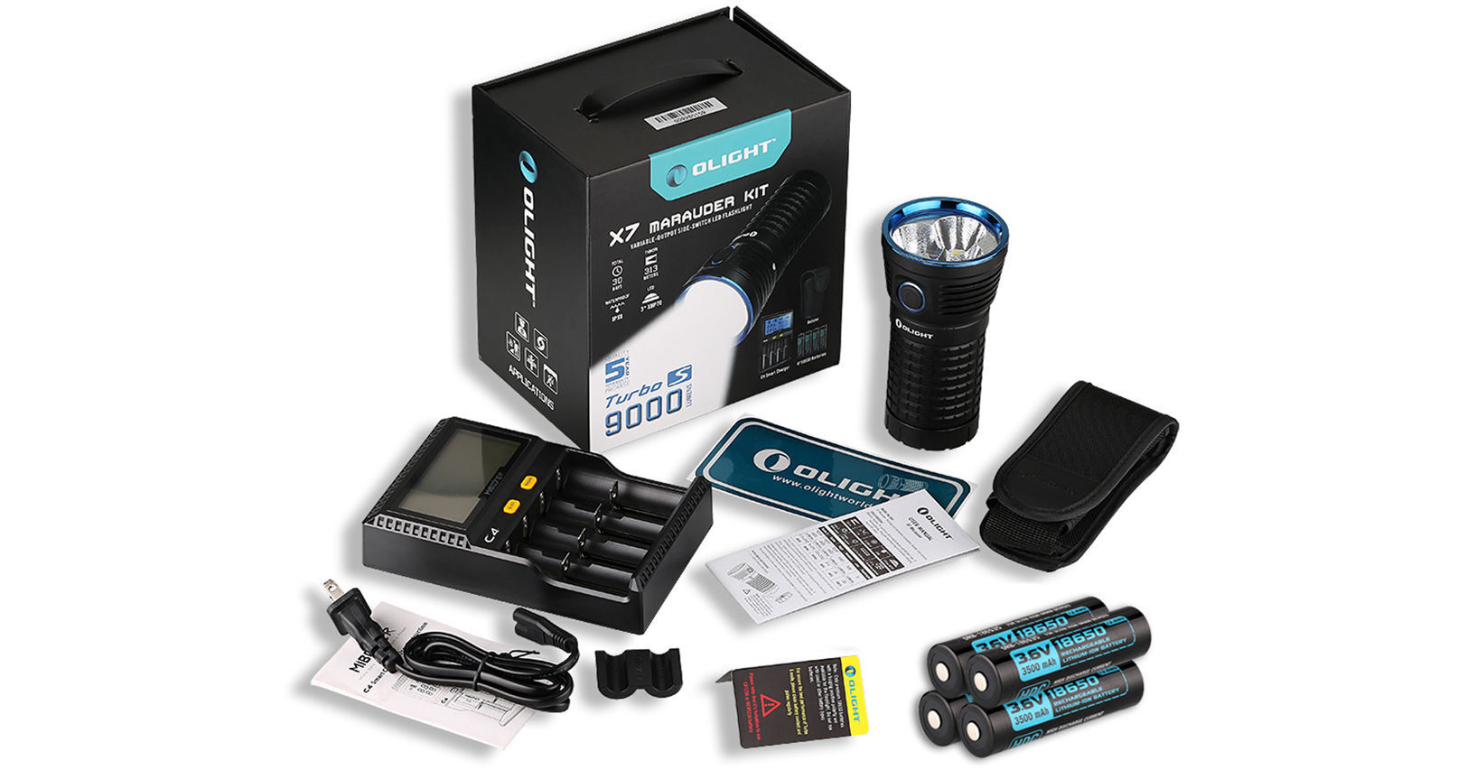 Olight X7 Marauder LED Flashlight Kit X7 MARAUDER KIT B&H Photo