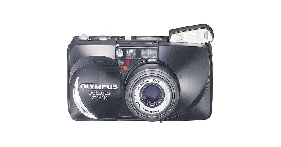 （OLYMPUS）コンパクトフィルムカメラ「μ Stylus ZOOM 140」 Used Olympus Stylus Zoom 140 Camera (Black) 102460 B&H Photo