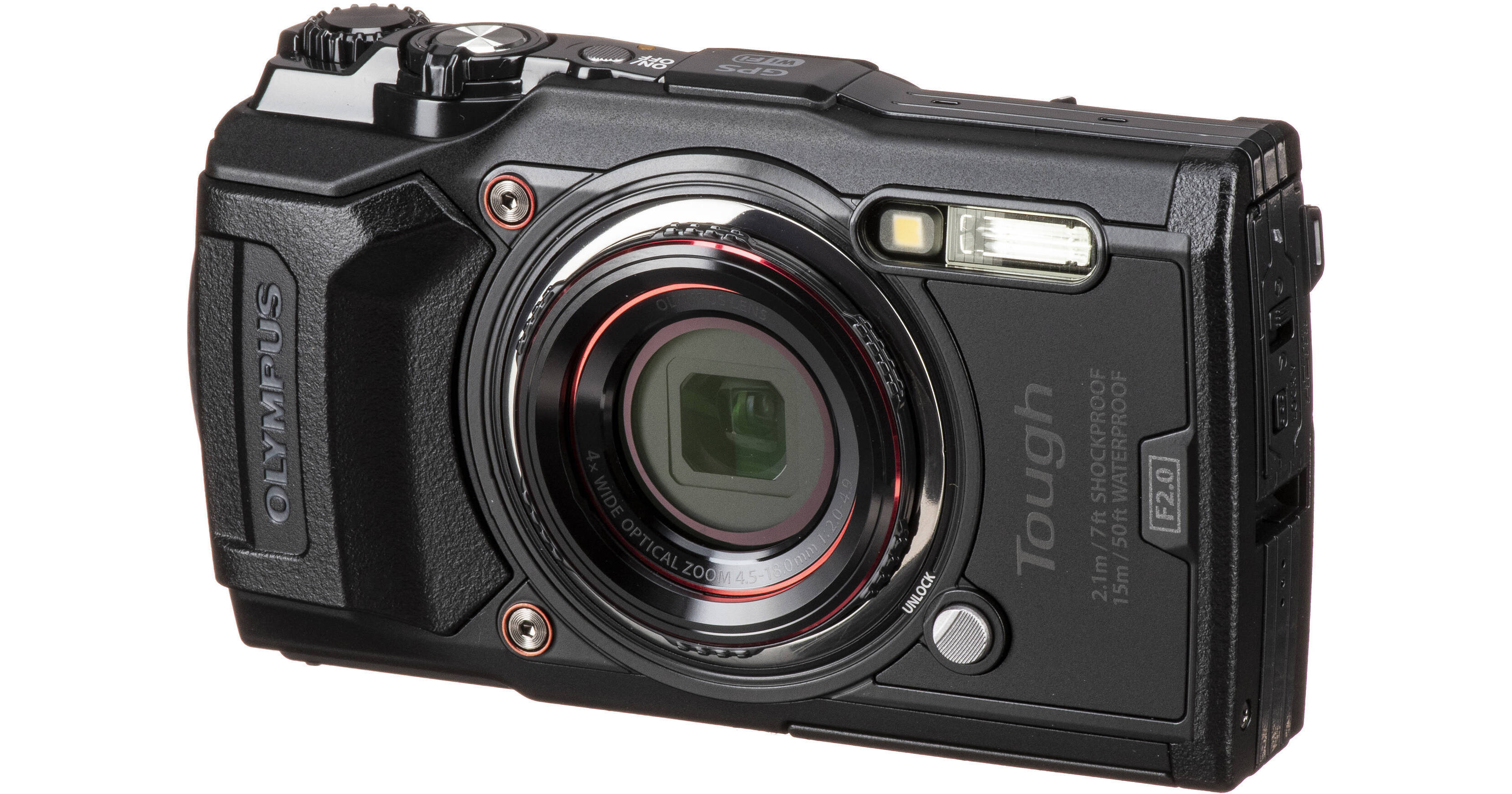 Used Olympus Tough TG-6 Digital Camera (Black) V104210BU000 B&H
