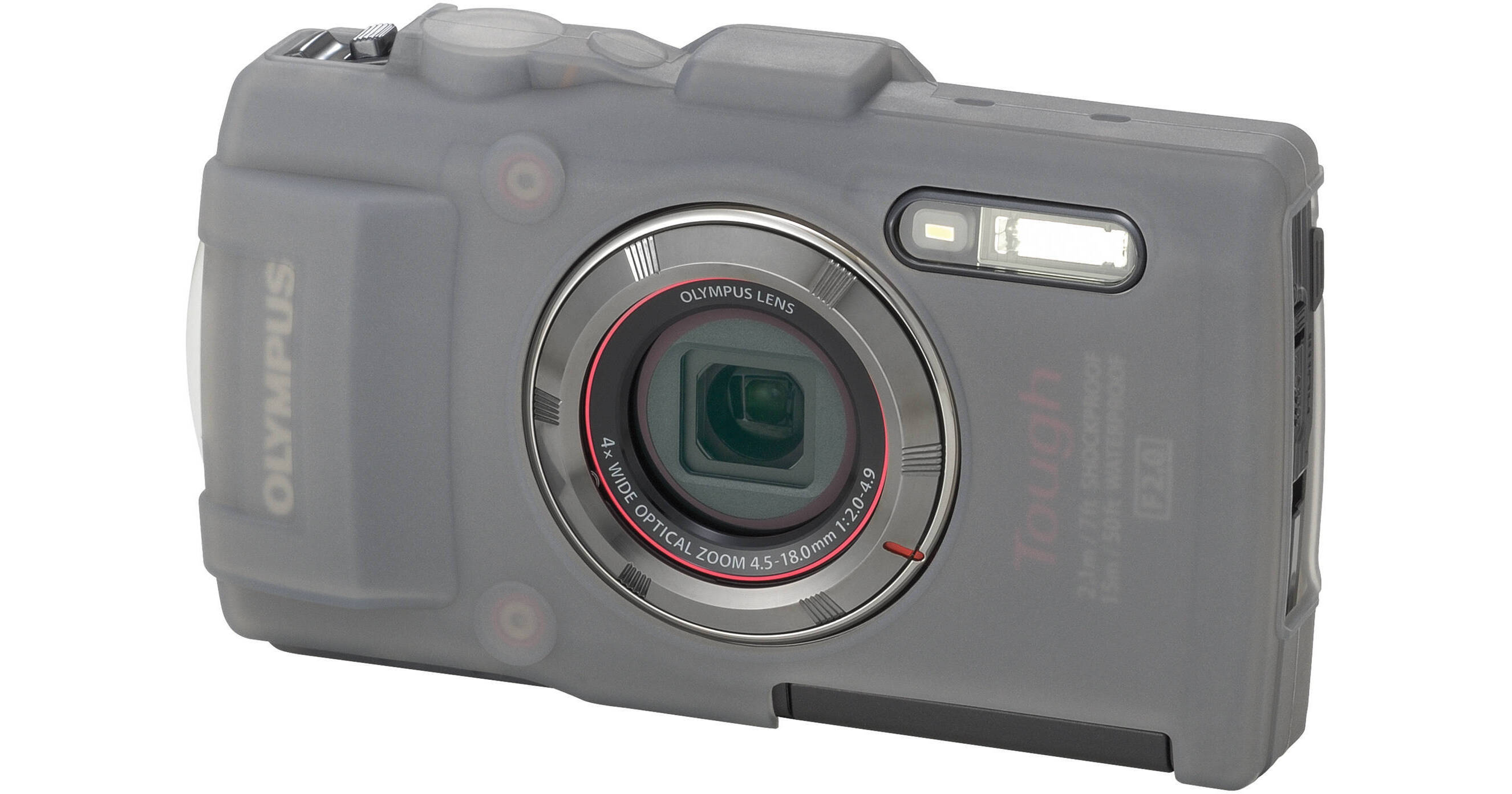 OLYMPUS STYLUS TG-4 Tough ケース(CSCH-122)付 Olympus CSCH-122 Silicone Jacket for Tough TG-3 V600082XW000 B&H