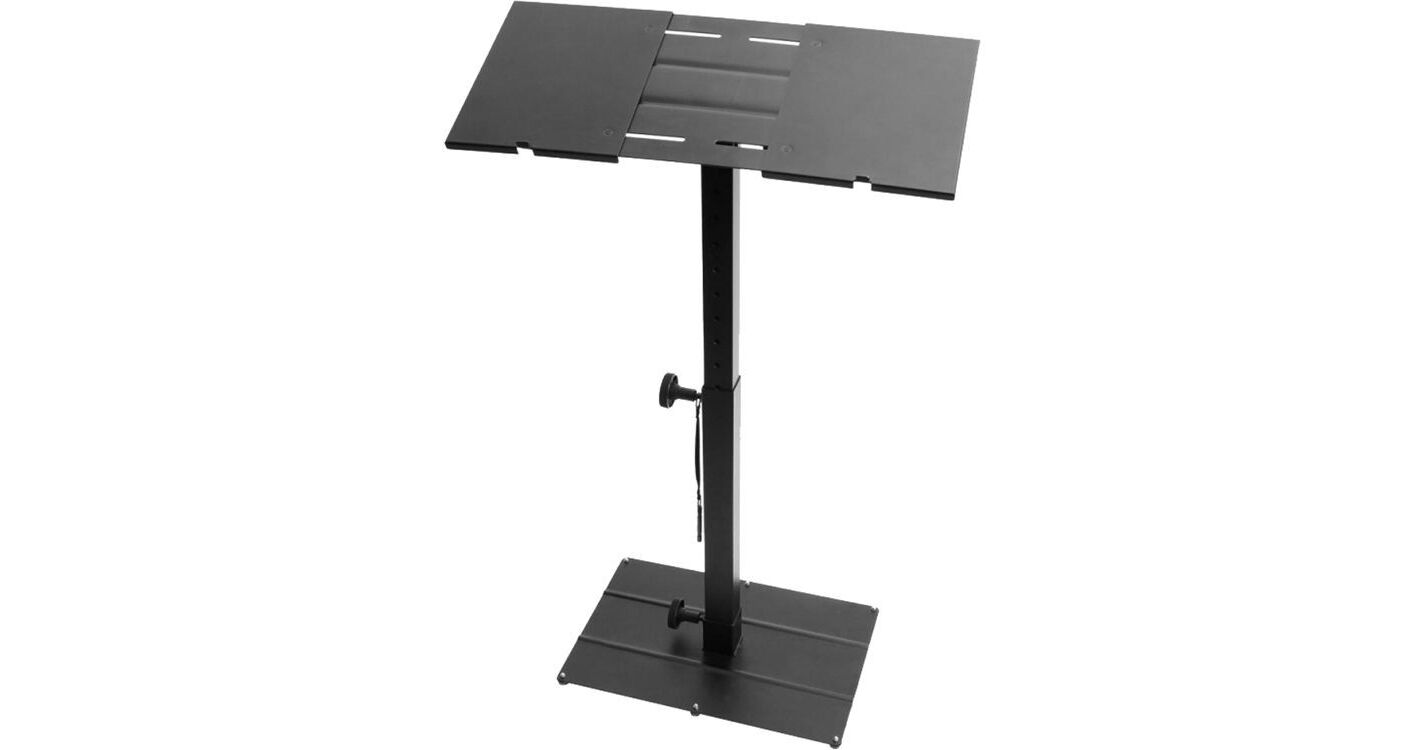 On-Stage KS6150 Compact MIDI/Synth Utility Stand, Zwart