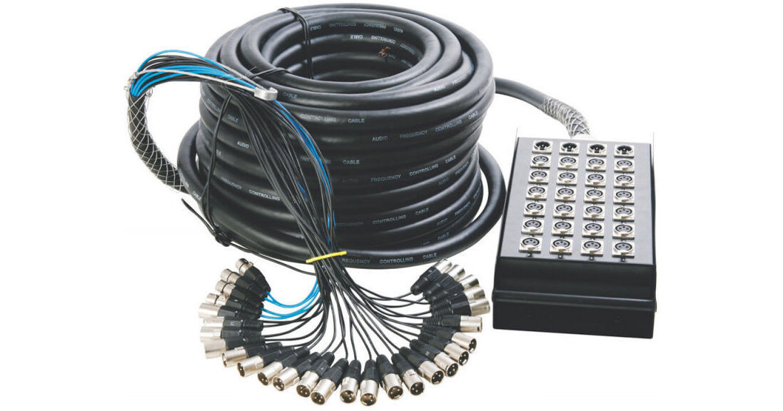 Stage Monitor Snake On-Stage SNK24450v2 24 x 4 Stage Snake (50') SNK24450V2 B&H