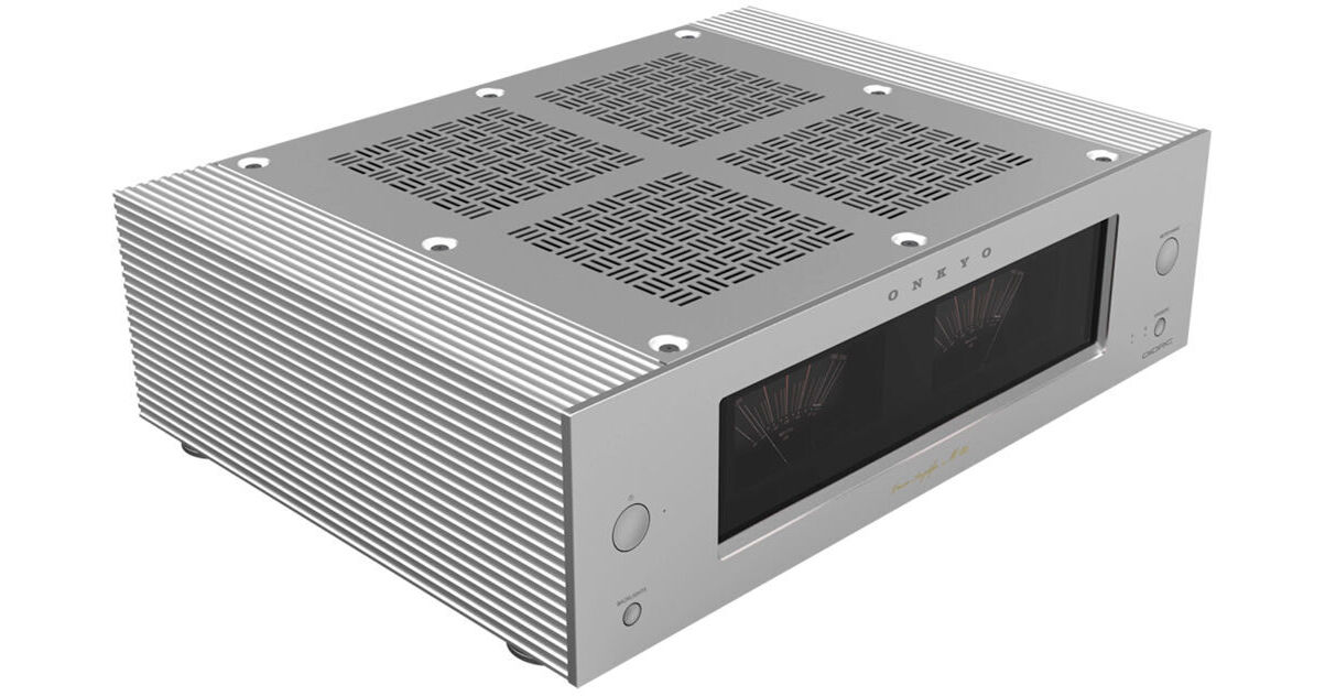 Onkyo Icon M-80 2-Channel Power Amplifier (Silver) ICON M-80S