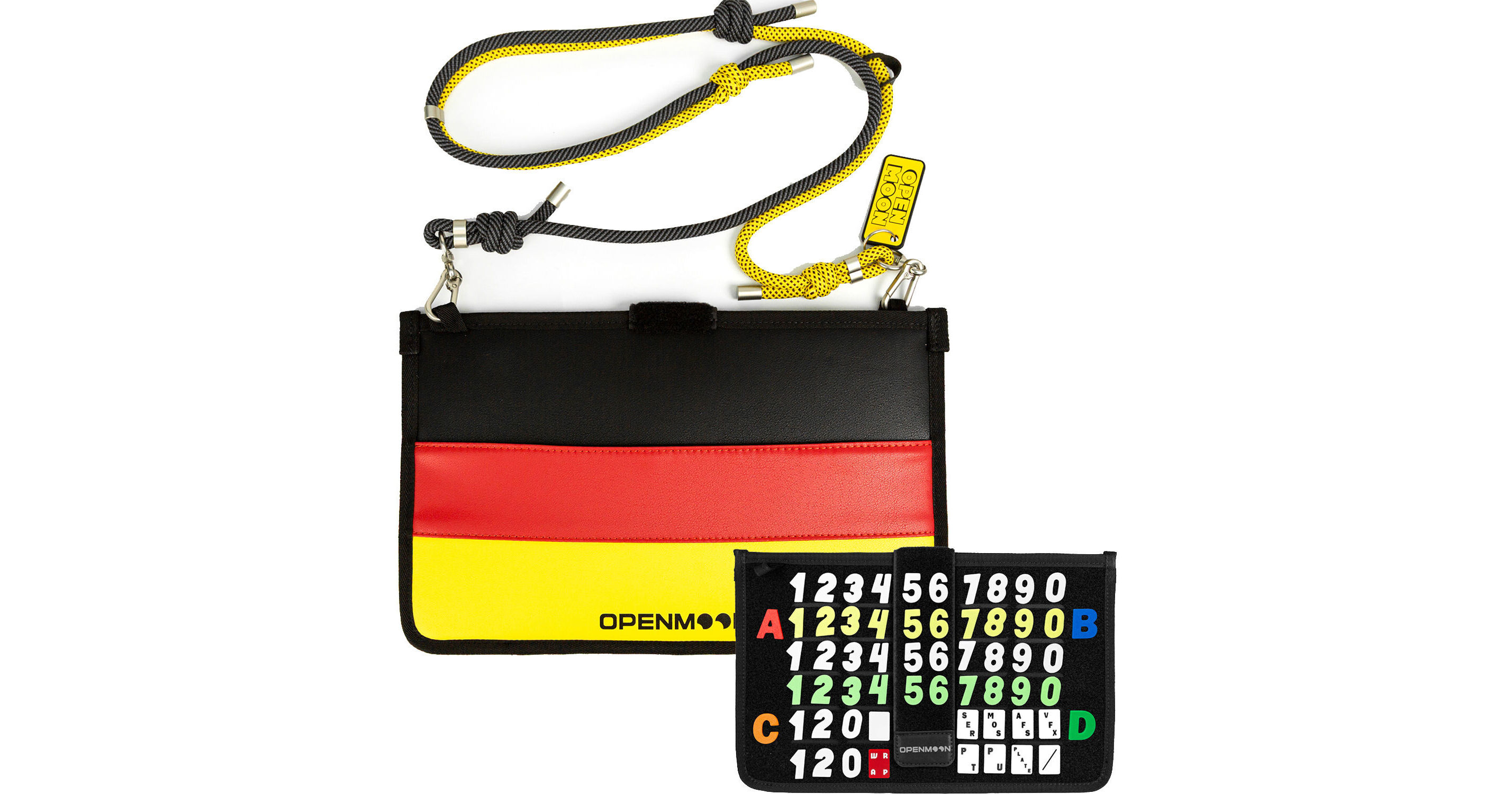 OPENMOON Clapperboard Storage Pouch with Hook-Loop Tags OSPT03