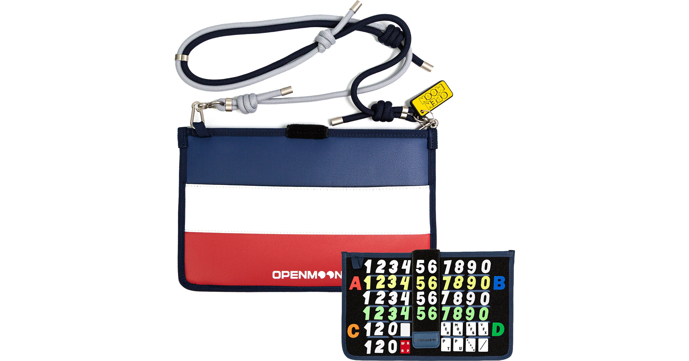 OPENMOON Clapperboard Storage Pouch with Hook-Loop Tags OSPT04
