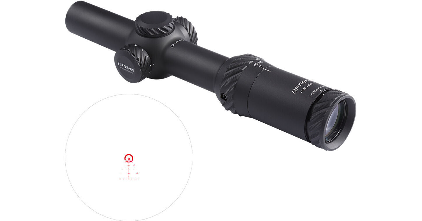 Optisan CX6 1-6X24i Riflescope (MIL-MS3) 37466 B&H Photo Video