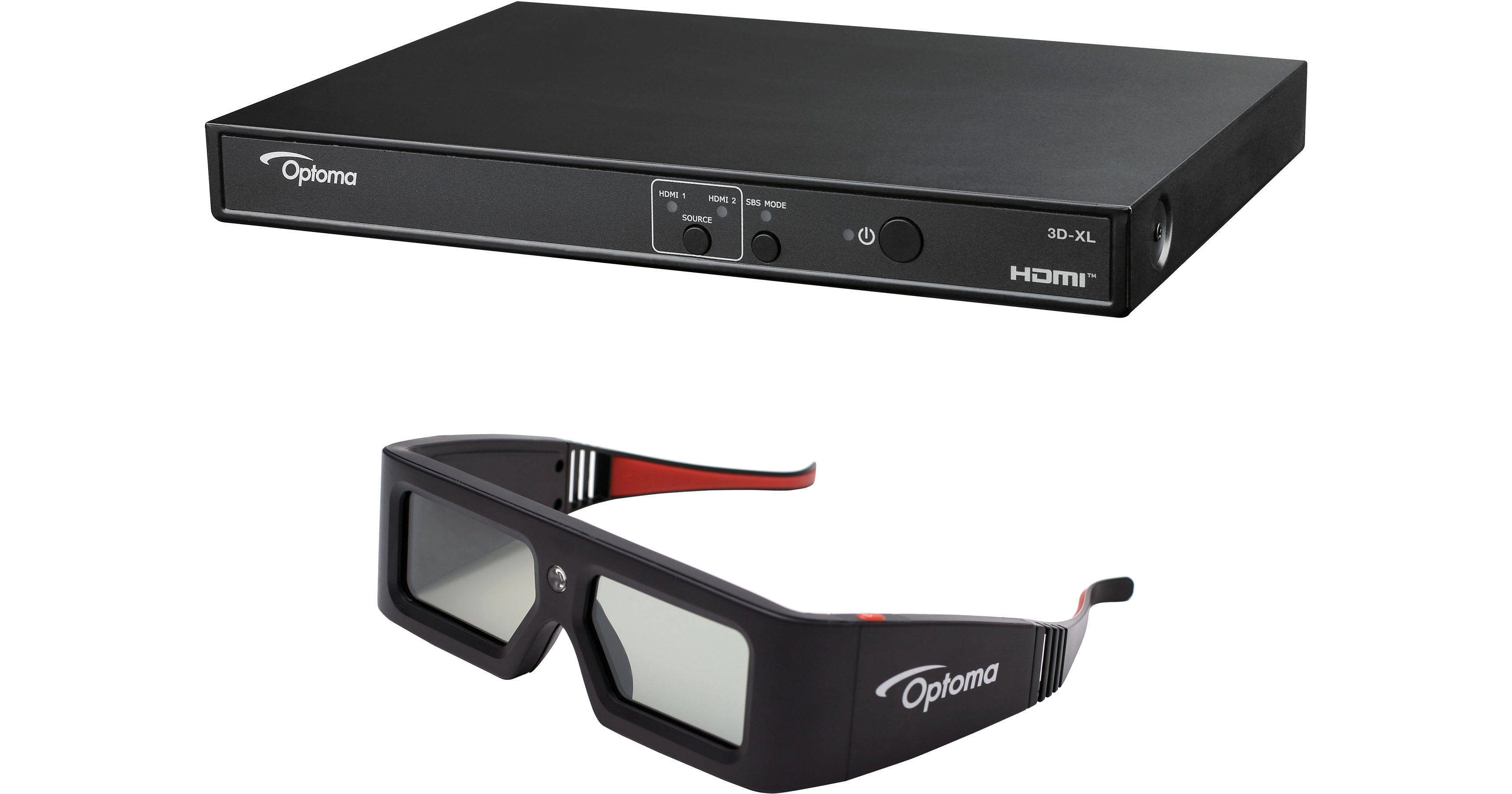 【動作未確認】optoma　3Dメガネ　ZD101 Optoma Technology 3D-XL BOX ZD101 DLP LINK 3D GLASSES BG-3DXL