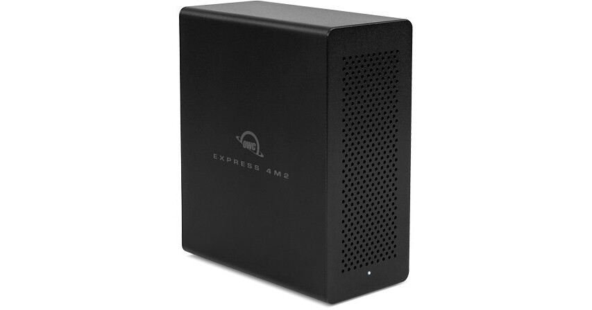 OWC Express 4M2 4-Slot M.2 NVMe SSD Enclosure OWCTB3EX4M2 B&H