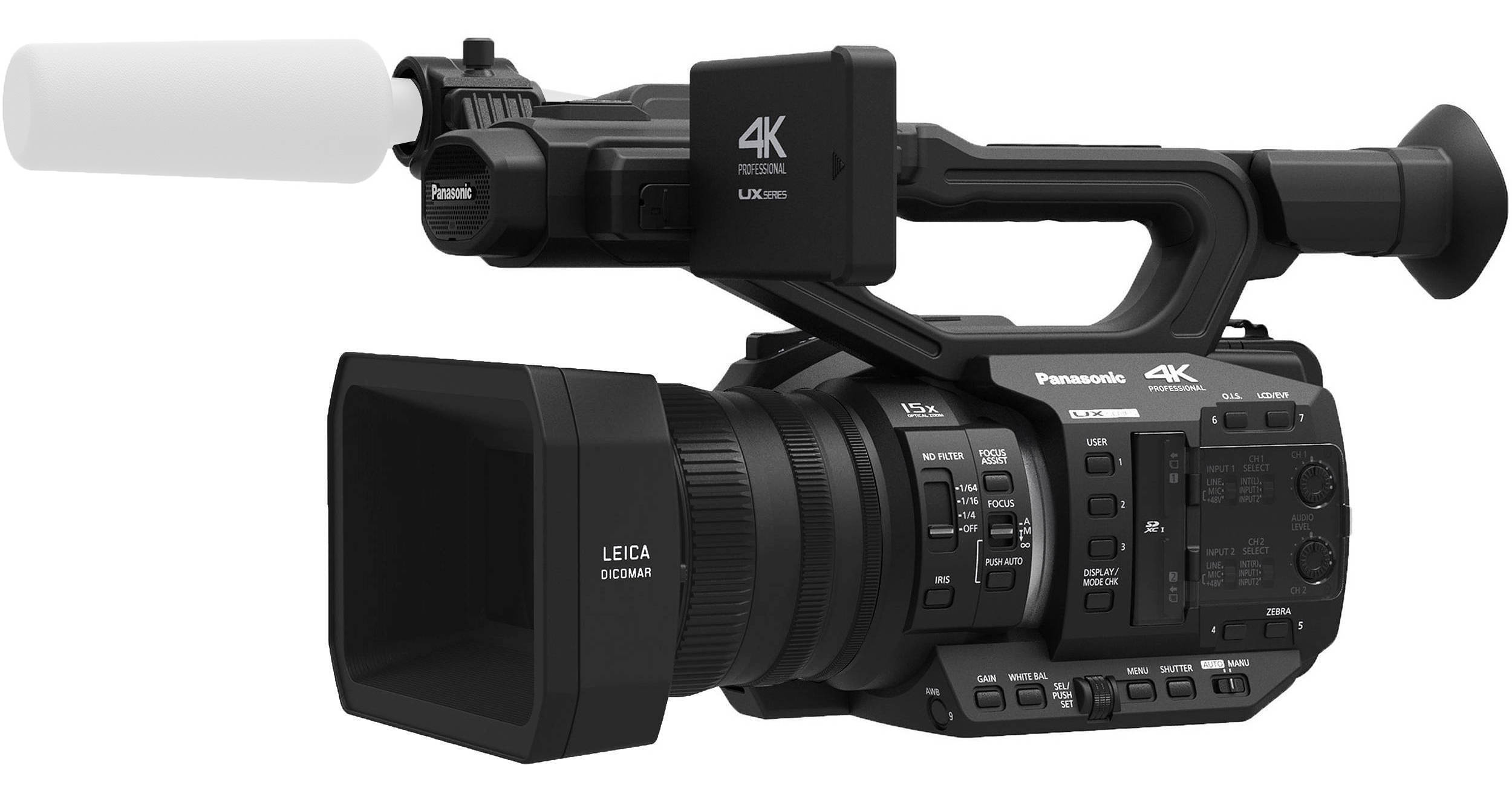 Panasonic AG-UX90 UHD 4K Professional Camcorder AG-UX90PJ8 B&H