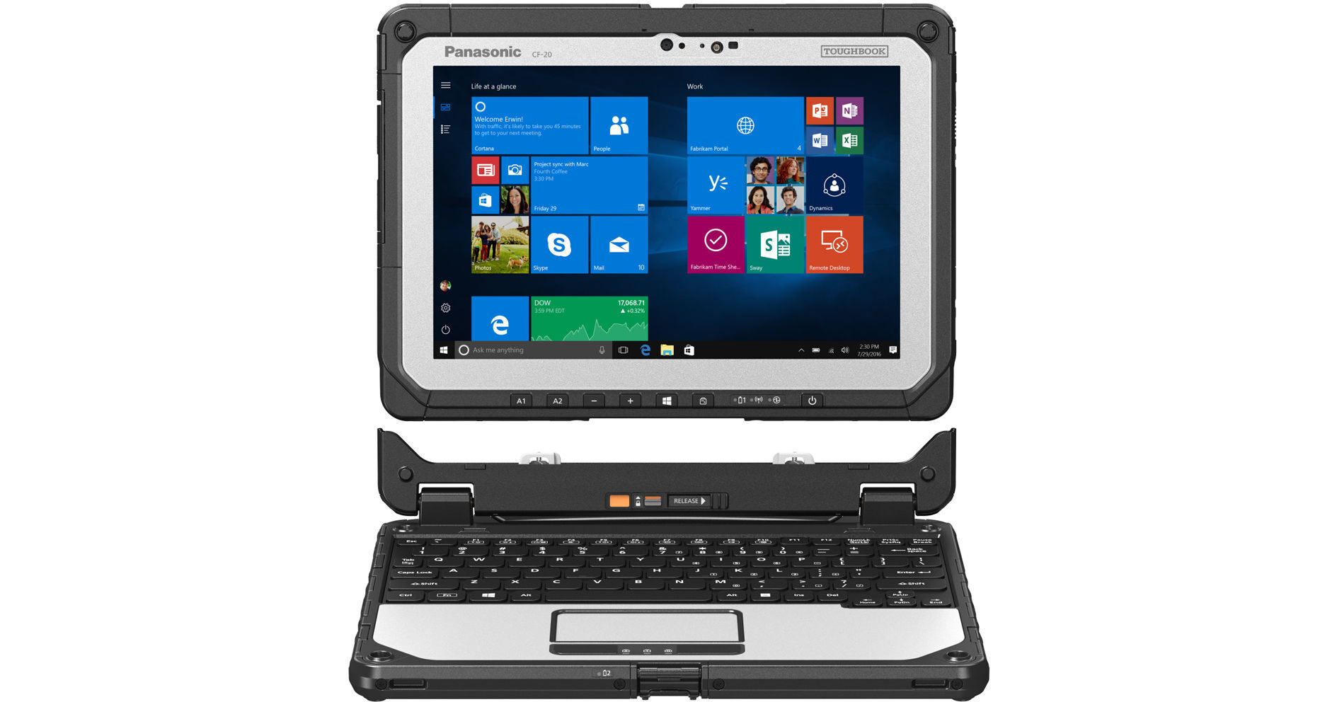 み*ば様 Panasonic TOUGHBOOK デタッチャブルノート CF-2 Panasonic 10.1