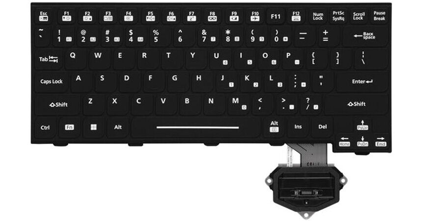 Panasonic FZ-VKB40207W Rubber Keyboard FZ-VKB40207W B&H Photo