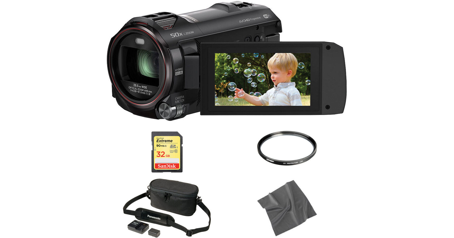 Panasonic HC-V750 Full HD Camcorder Basic Kit B&H Photo Video