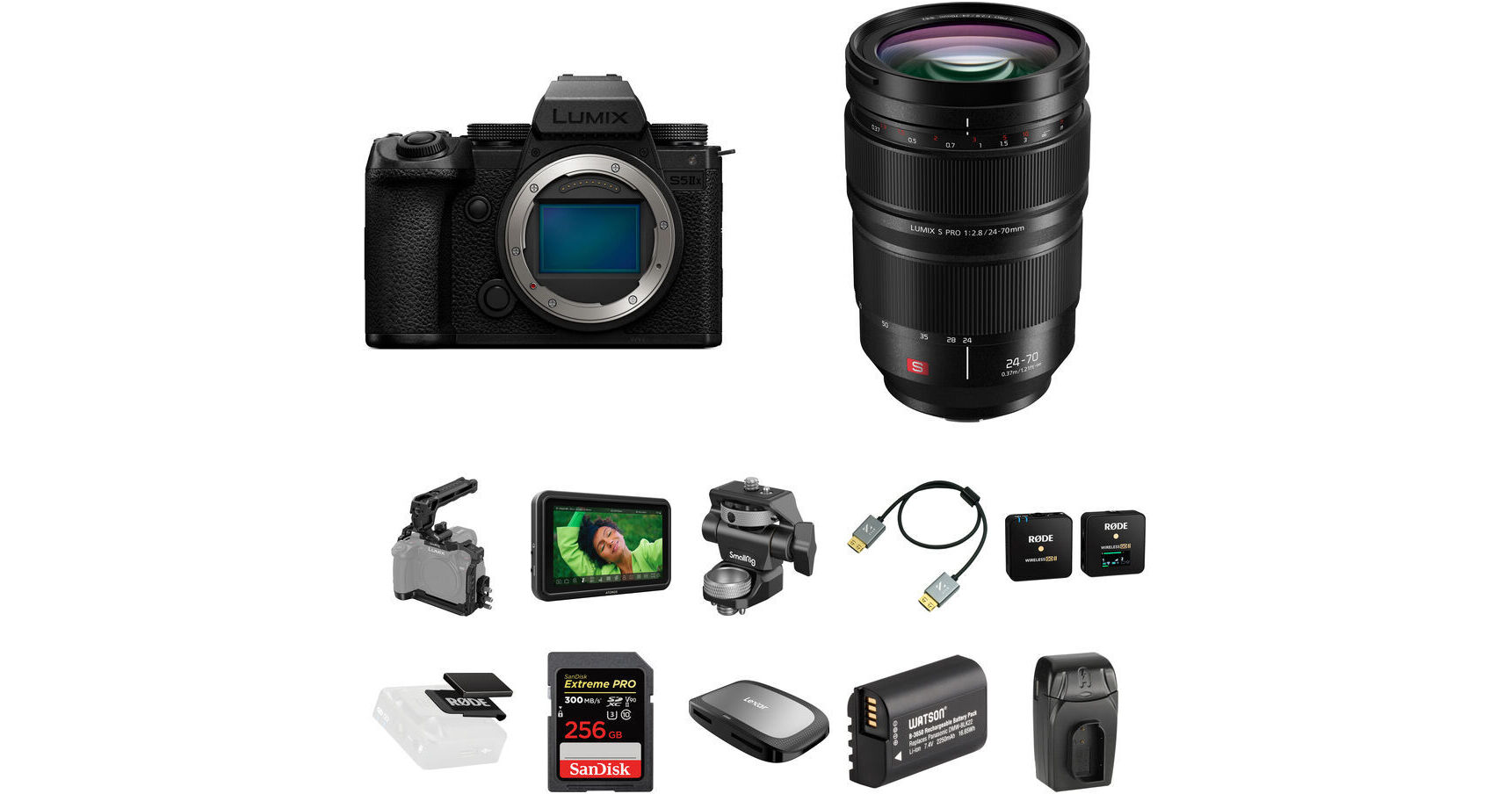 Panasonic Lumix S5 IIX Mirrorless Camera with 24-70mm f/2.8 Lens
