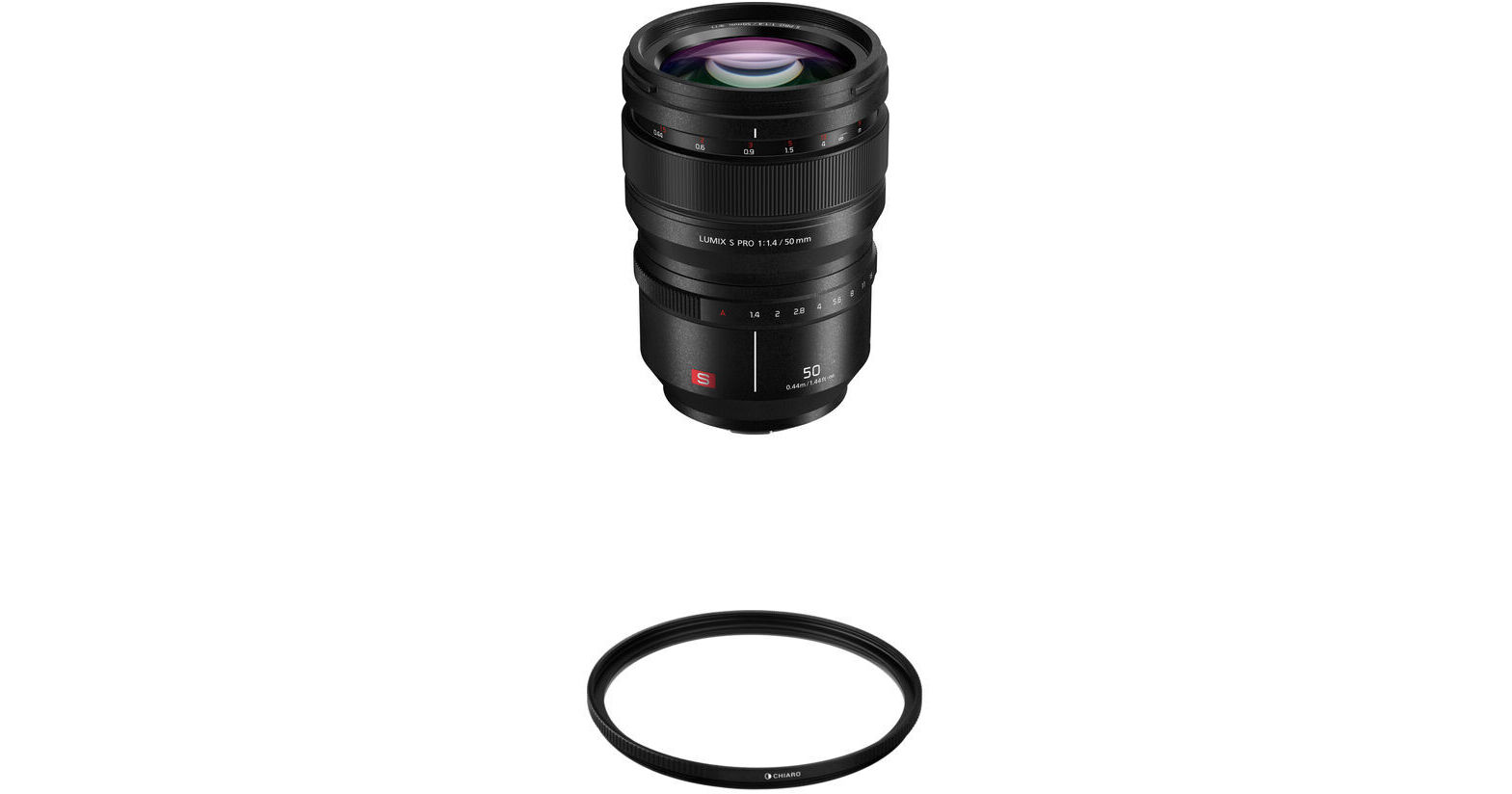 Panasonic LUMIX S PRO 50mm f/1.4 Lens with UV Filter Kit B&H