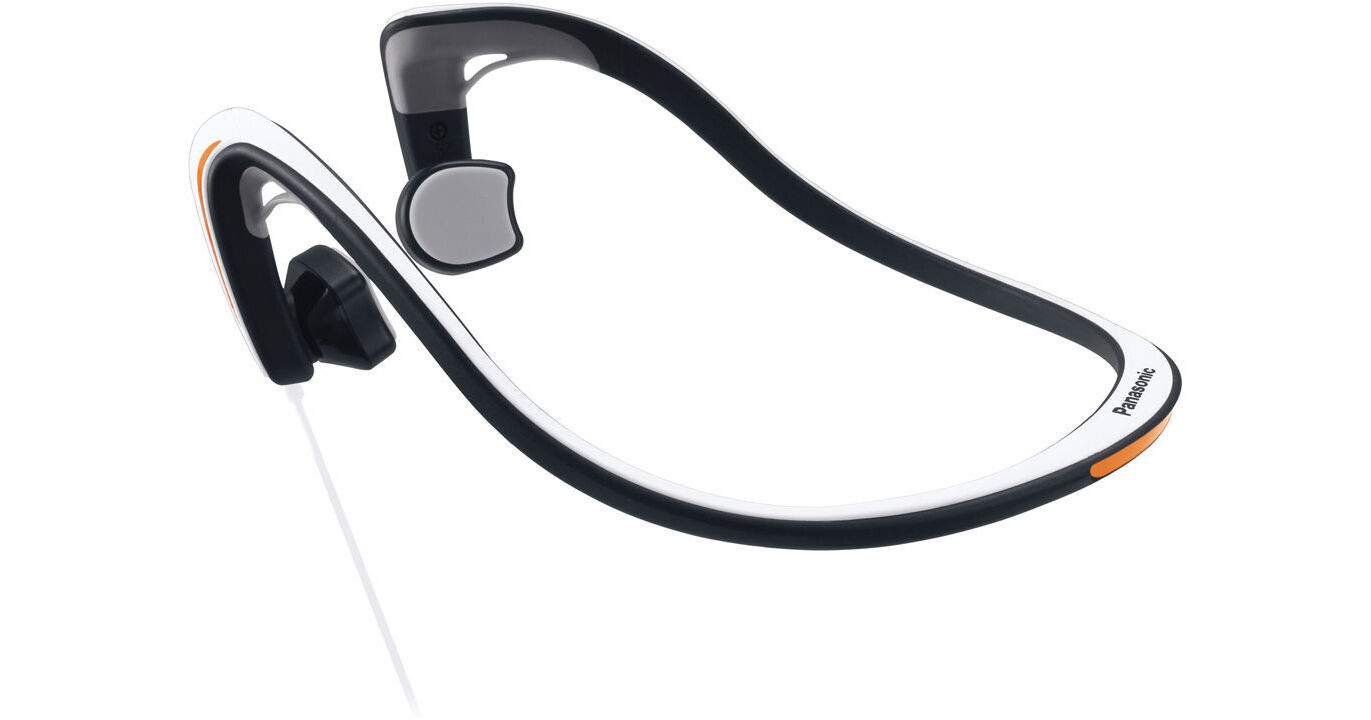 Panasonic RP-HGS10-W Open-Ear Bone Conducti RP-HGS10-W B&H Photo