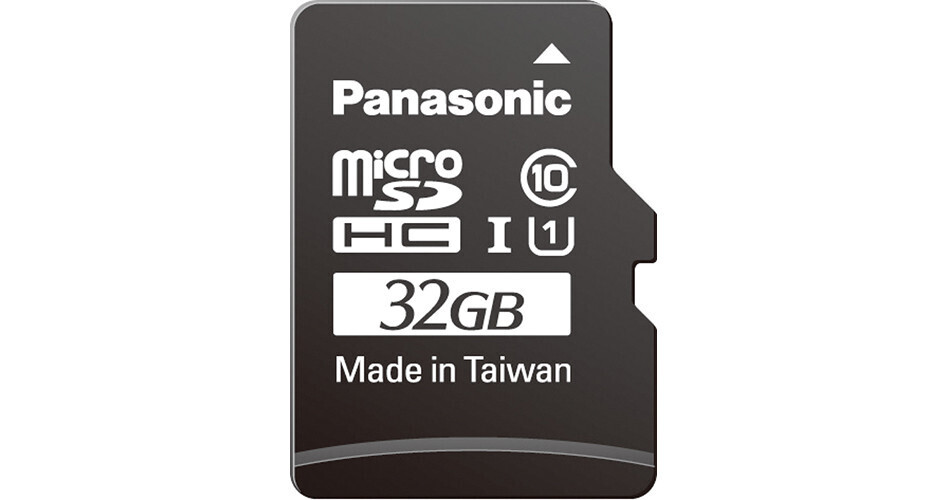 Panasonic 32GB Action Camera UHS-I microSDHC Memory RP-SMGA32GAK
