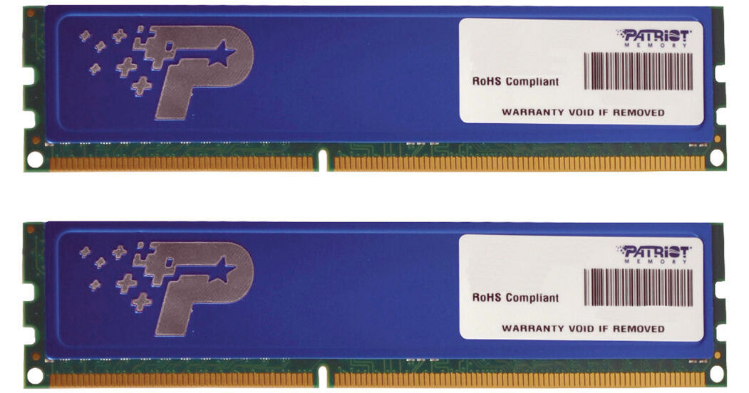 Patriot Signature Line 8GB (2 x 4GB) DDR3 DIMM PSD38G1600KH B&H