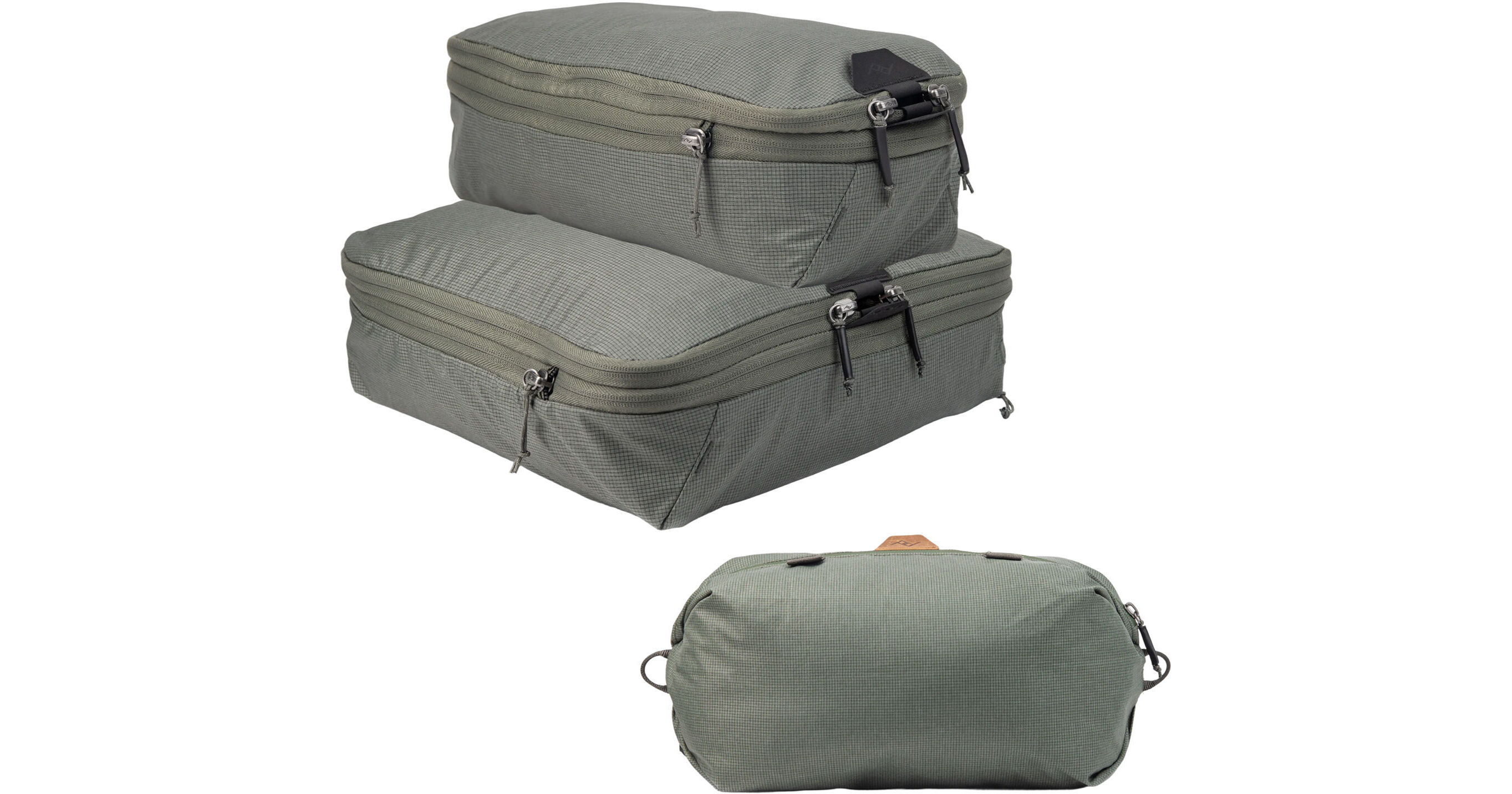 Peak Design Packing Cubeand Shoe Pouch (Sage, Small & Medium)
