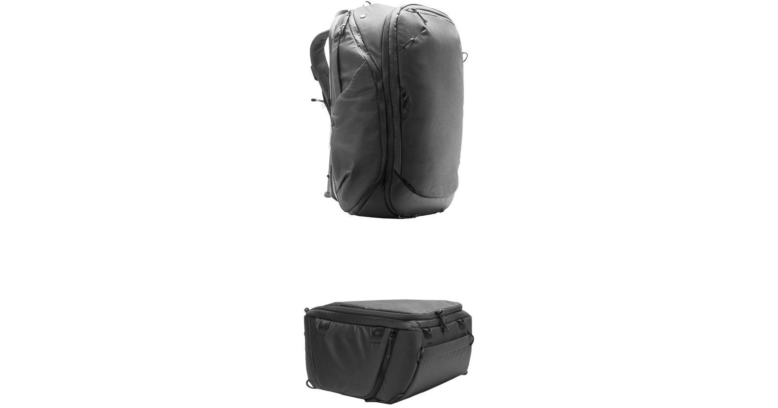 Peak Design Travel Backpack with Medium Camera Cube Kit (Black,