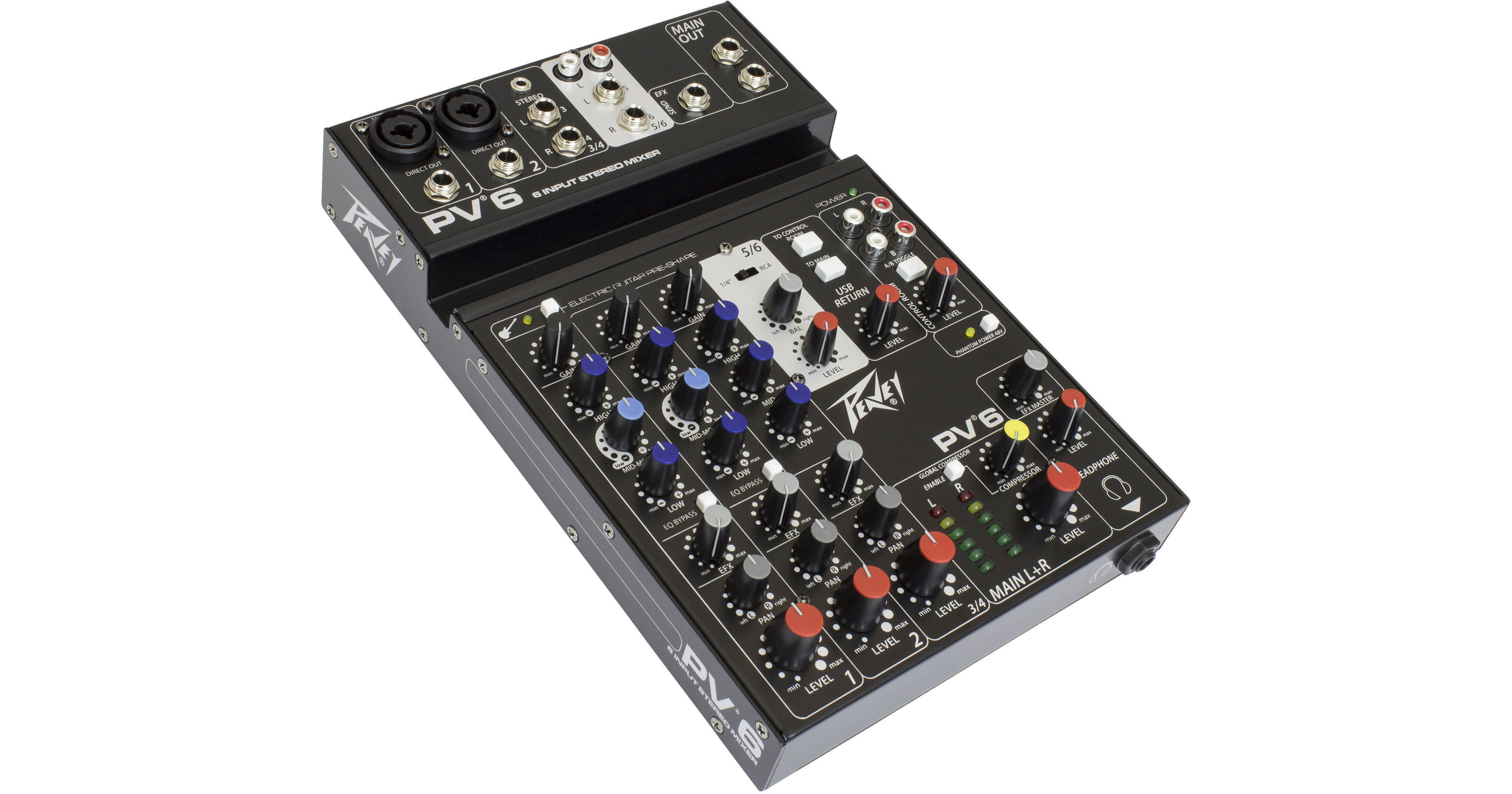 Peavey PV 6 Mixing Console 03612570 B&H Photo Video